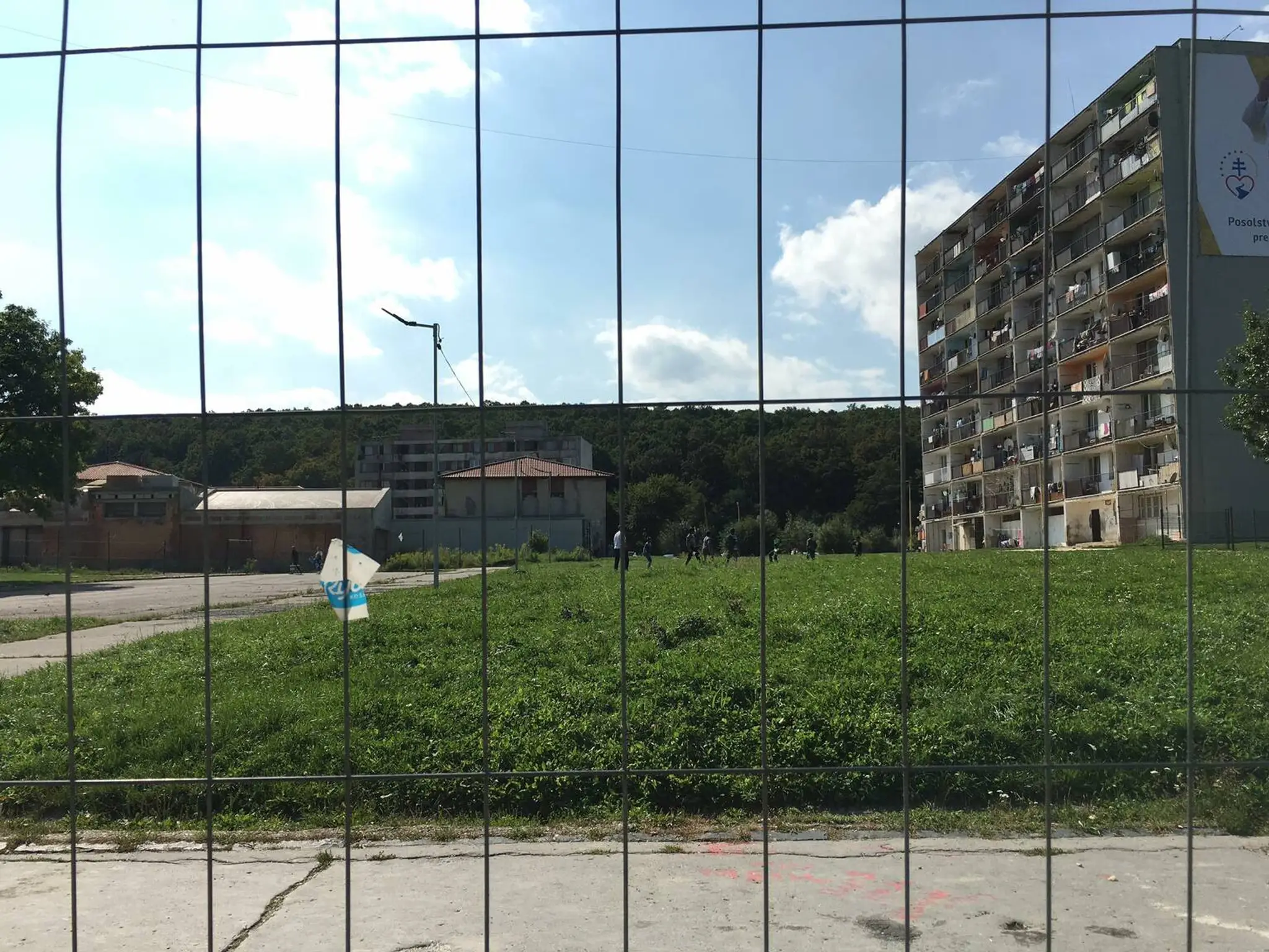 Sídlisko Luník IX pred návštevou pápeža.
