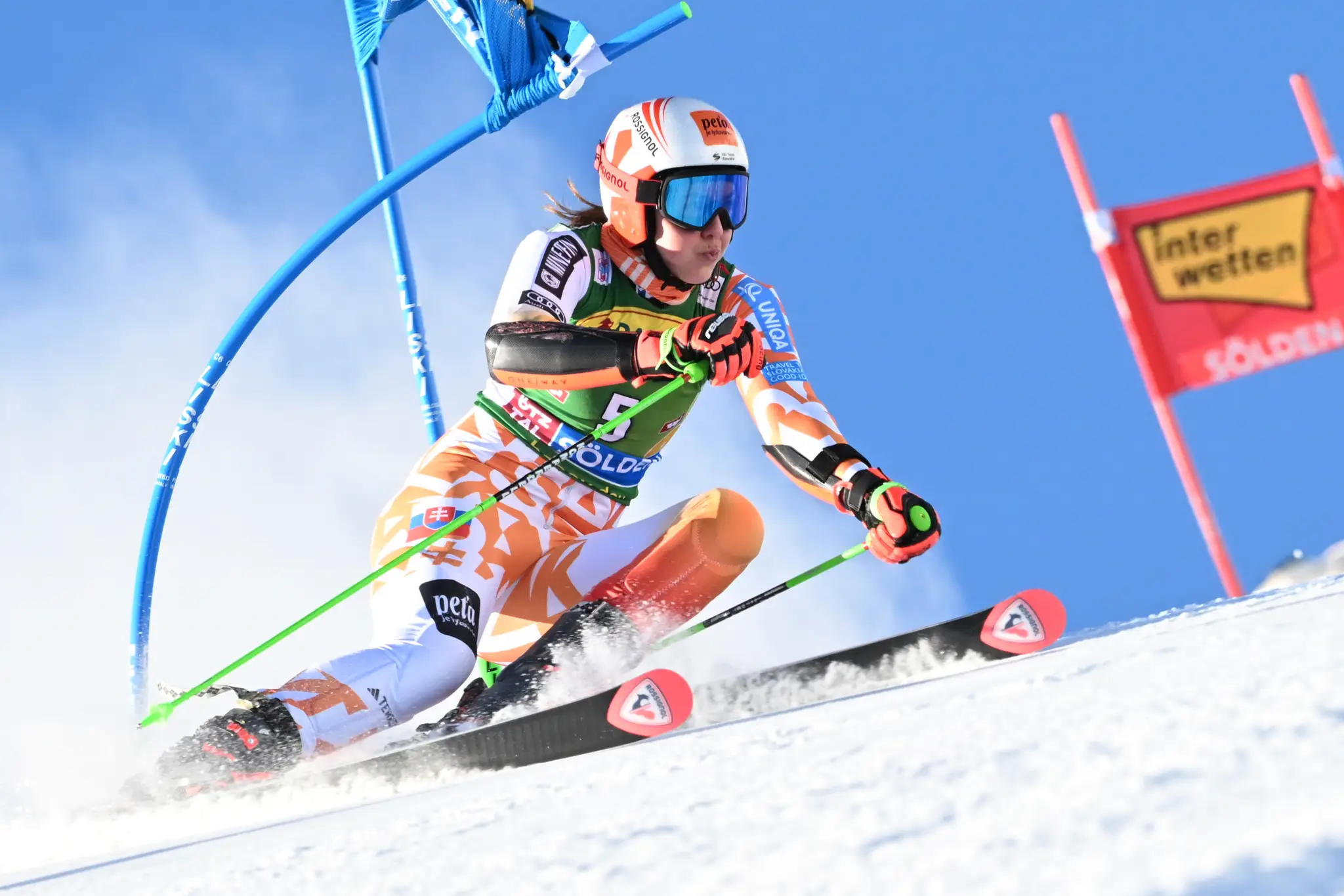 Petra Vlhová v rakúskom Söldene.