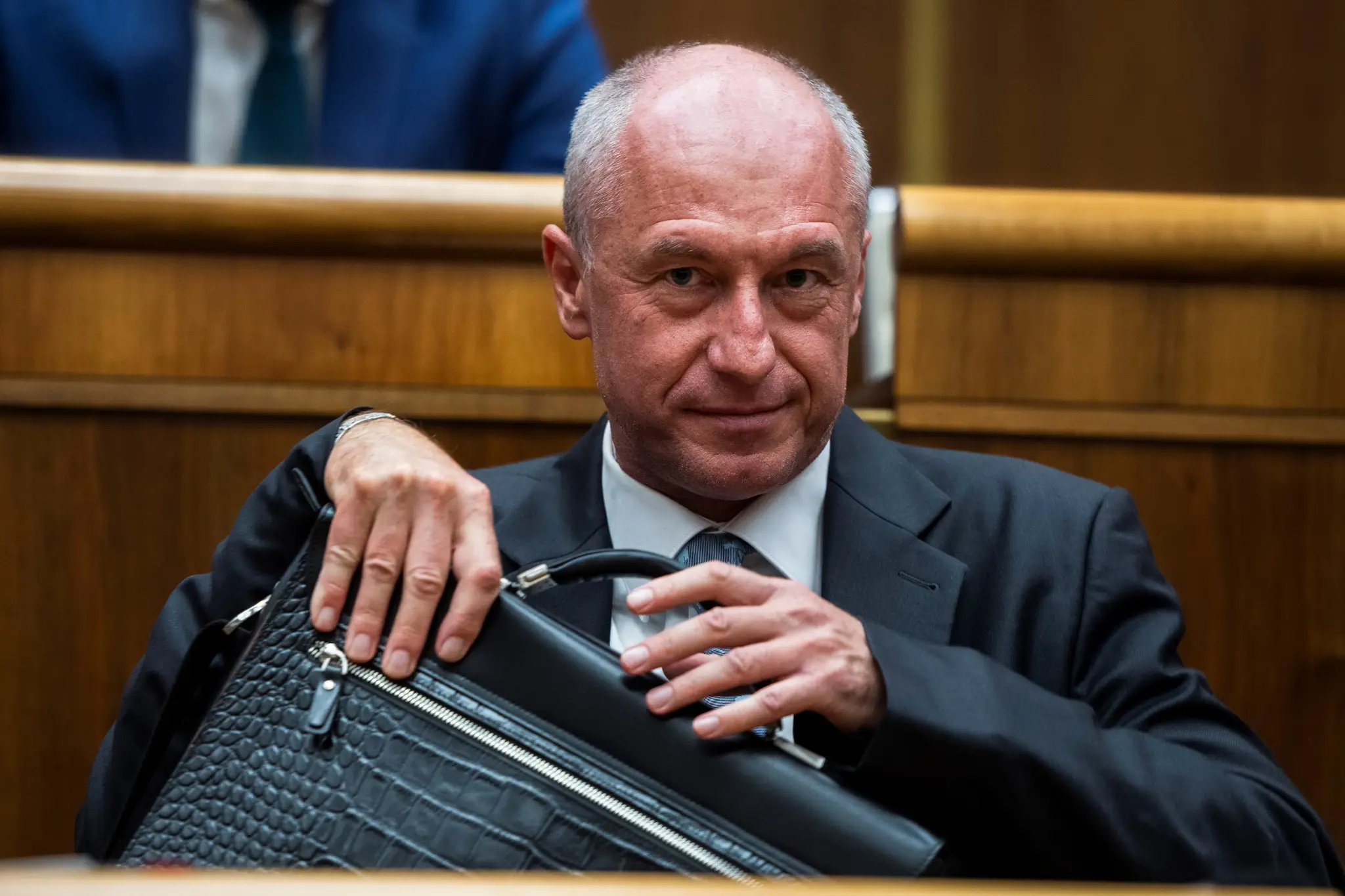 Minister hospodárstva Karel Hirman.
