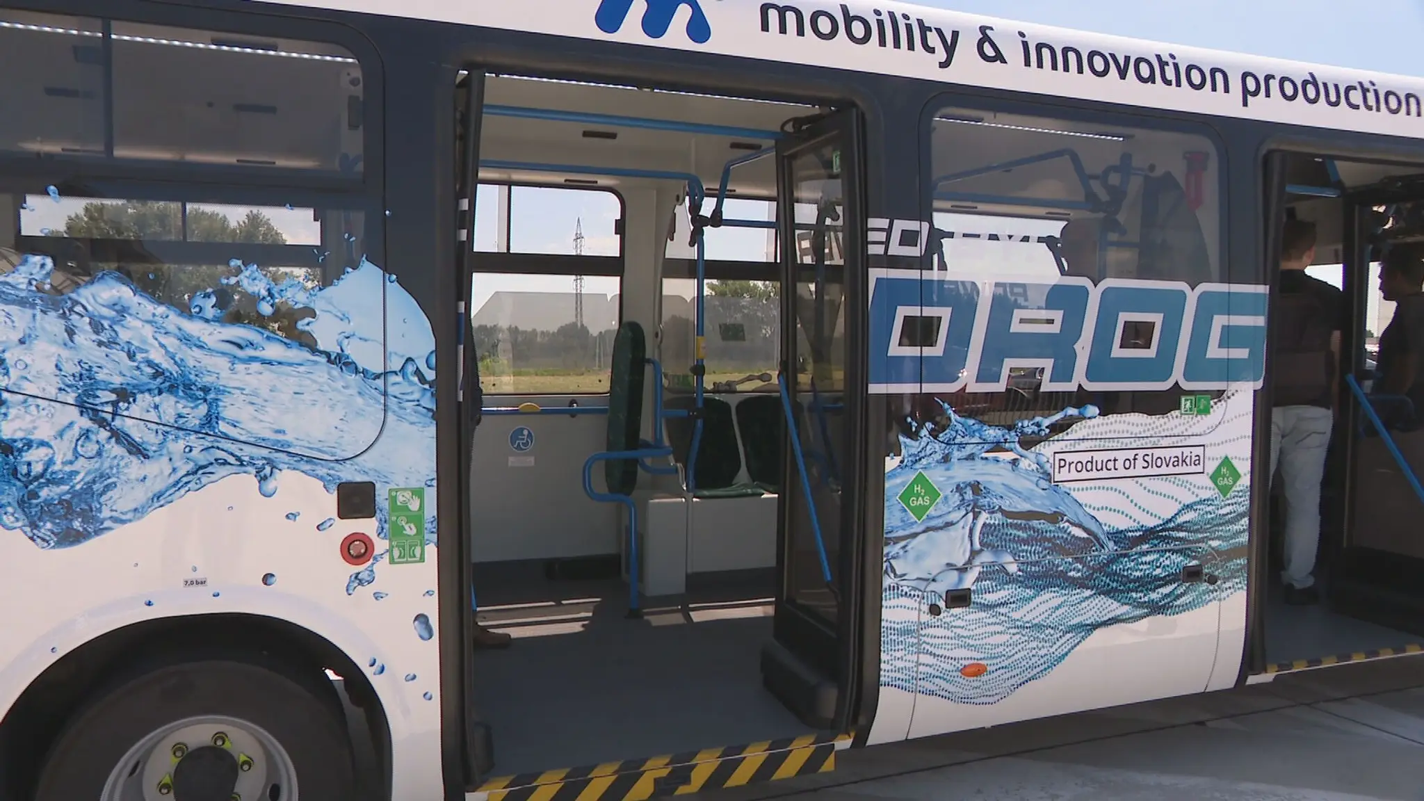 Vodíkový autobus.