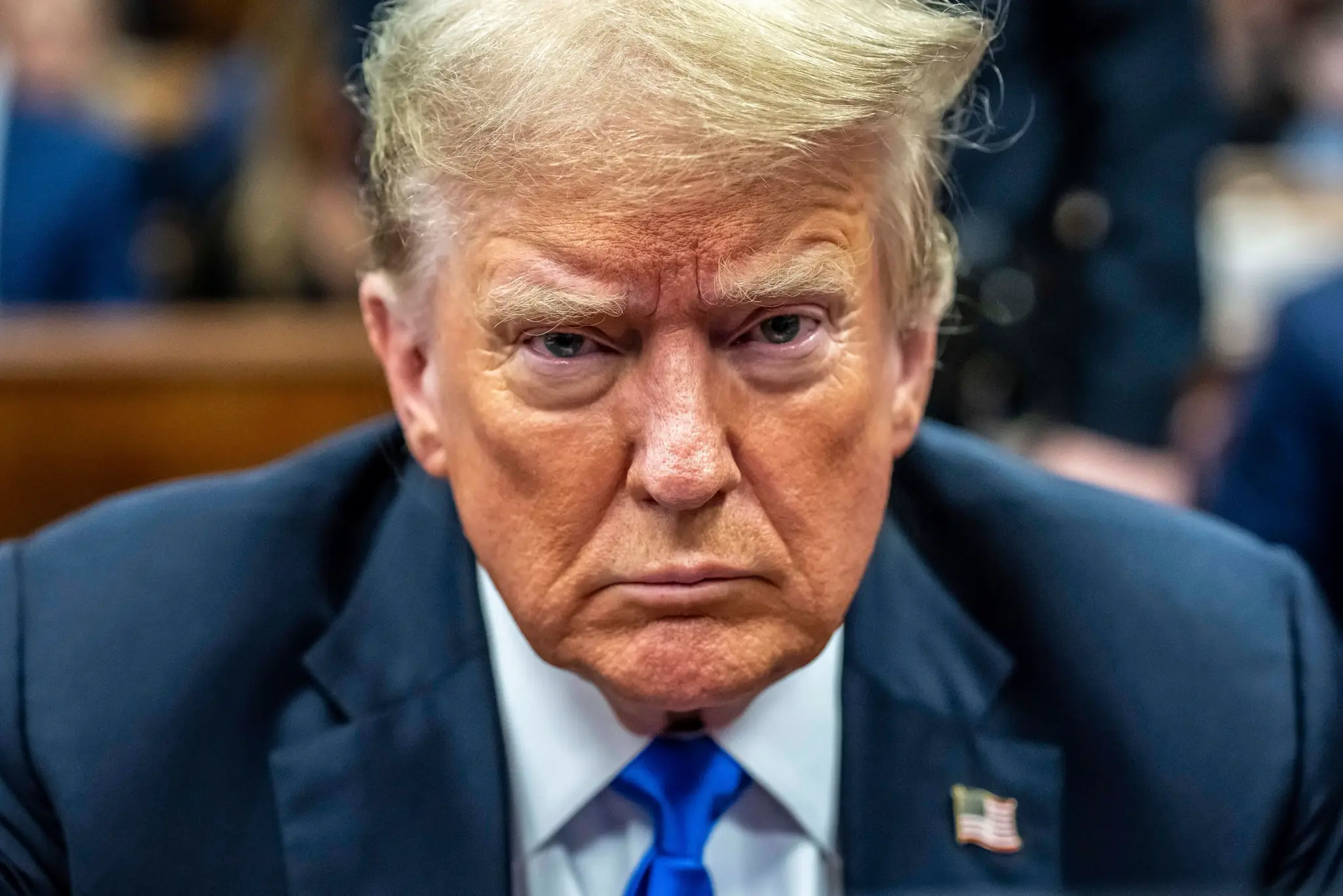 Na snímke exprezident Spojených štátov Donald Trump.