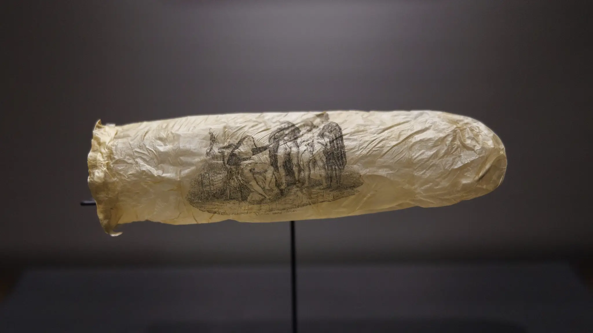 Kondóm z roku 1830