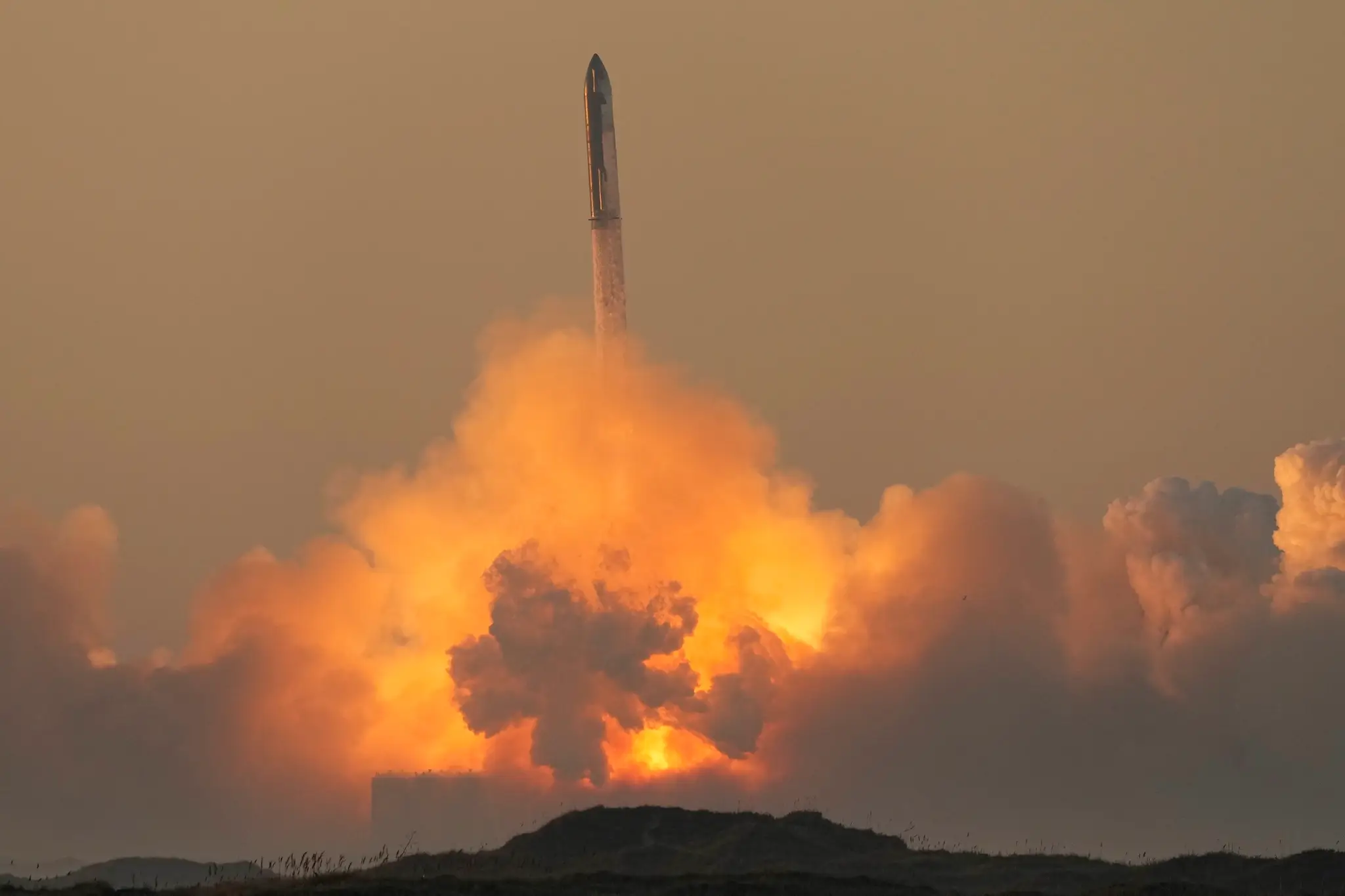Vesmírna raketa Starship spoločnosti SpaceX.