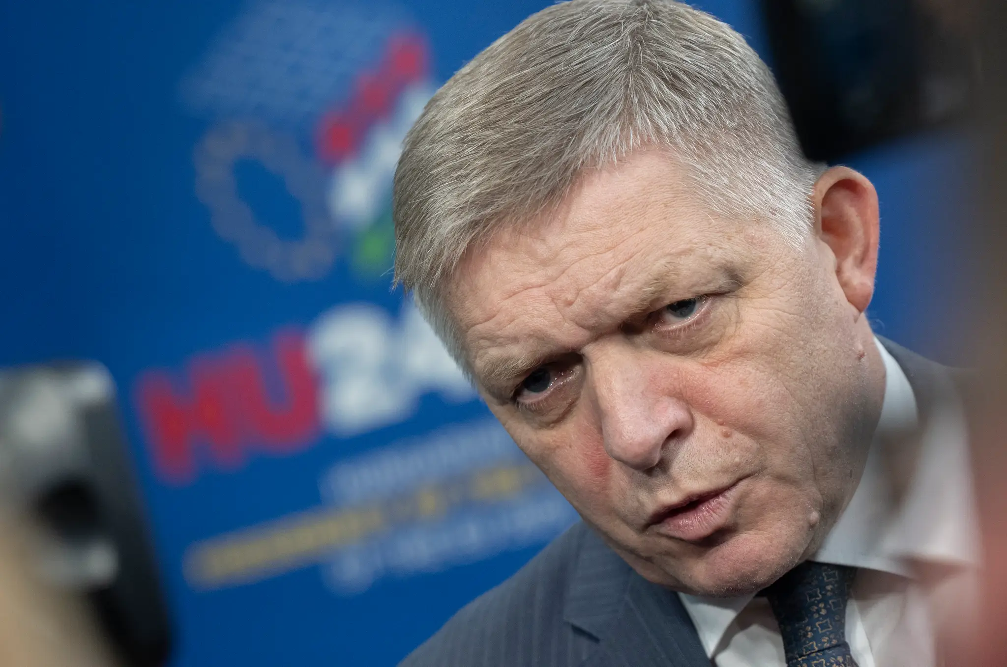 Na snímke predseda Smeru Robert Fico