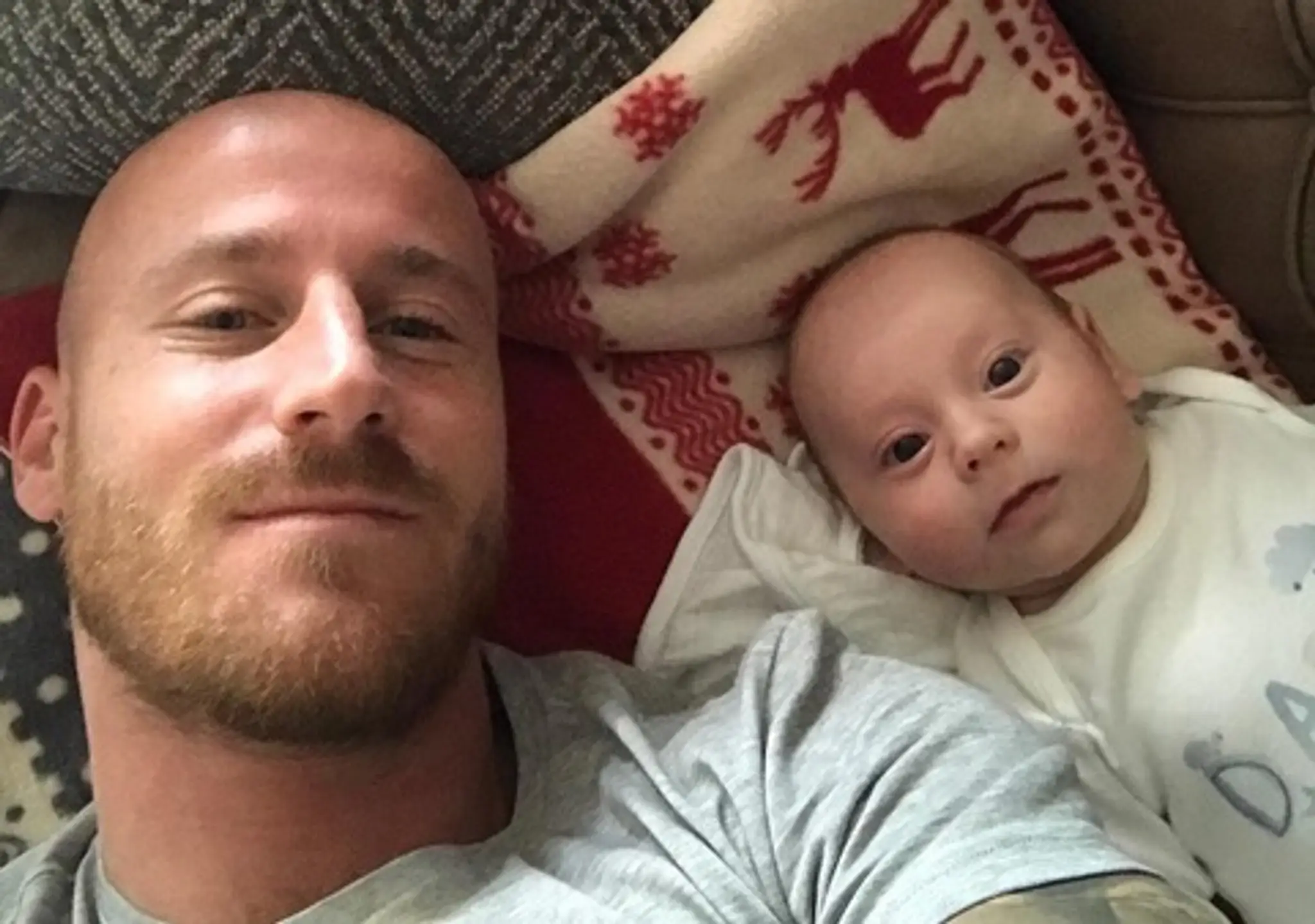 Miroslav Stoch so svojim synom Tobiasom.
