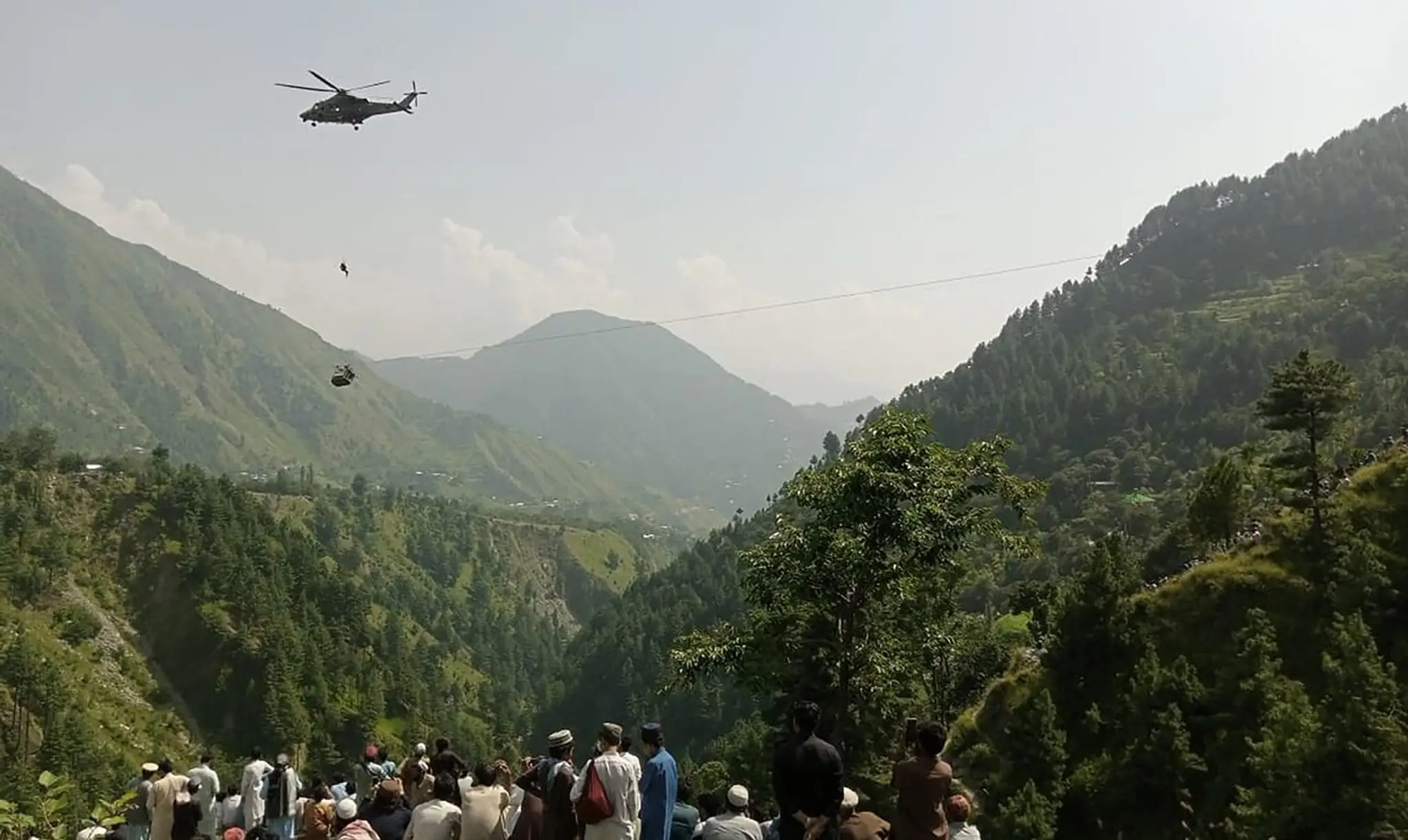 Záchranná operácia v Pakistane.