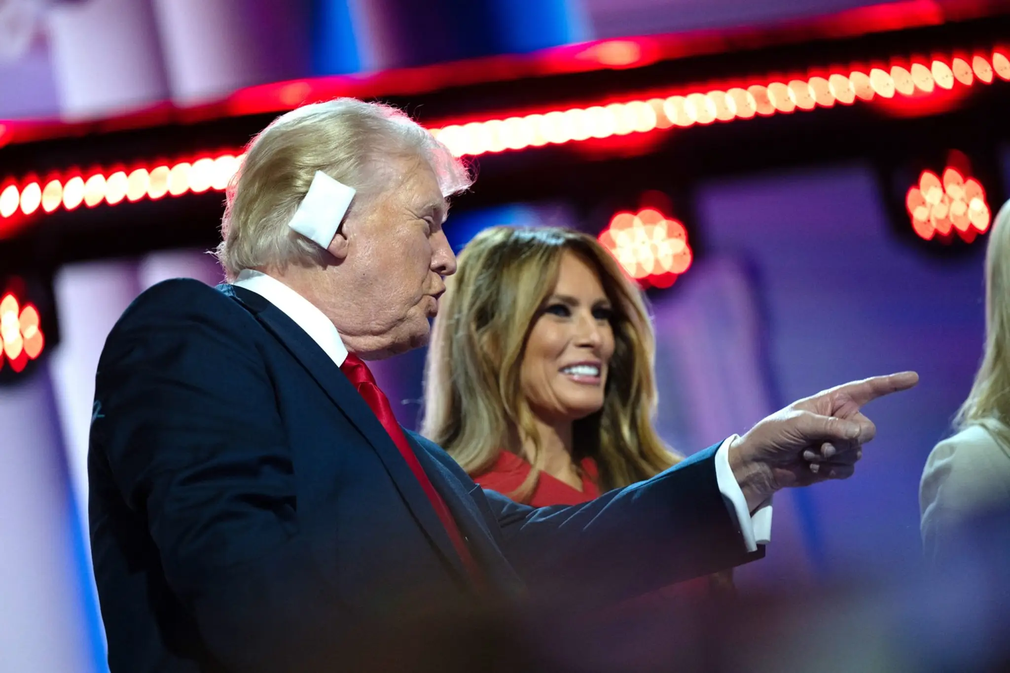 Donald Trump s manželkou.
