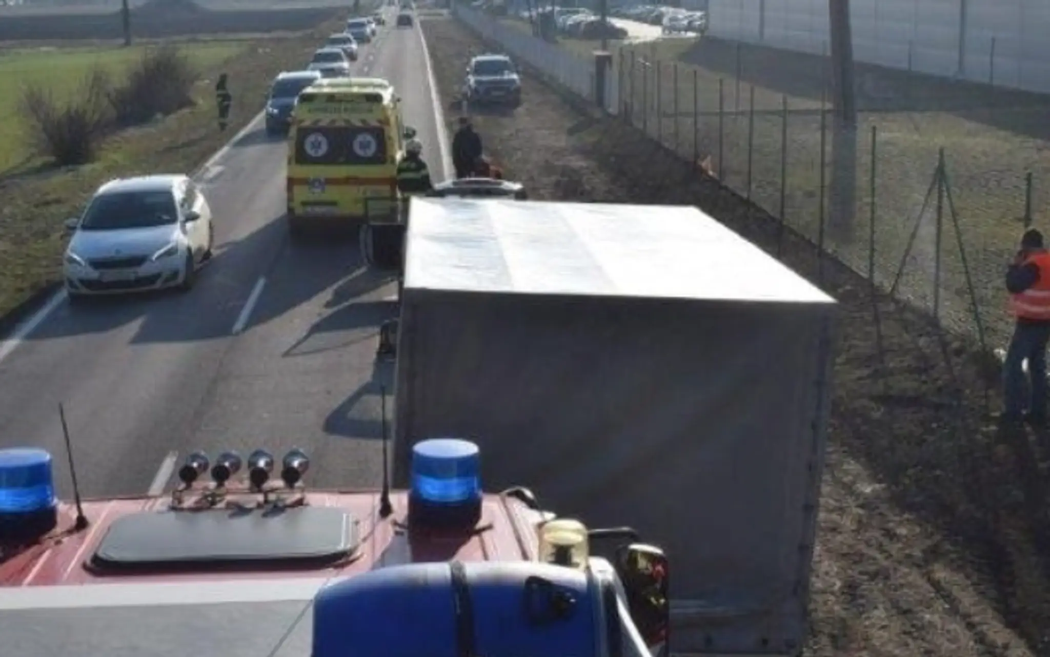 Nehoda v katastri mesta Dunajská Streda, časť Mliečany. 