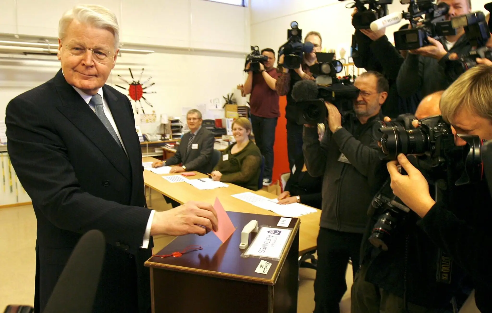Islandský prezident Ólafur Ragnar Grímsson