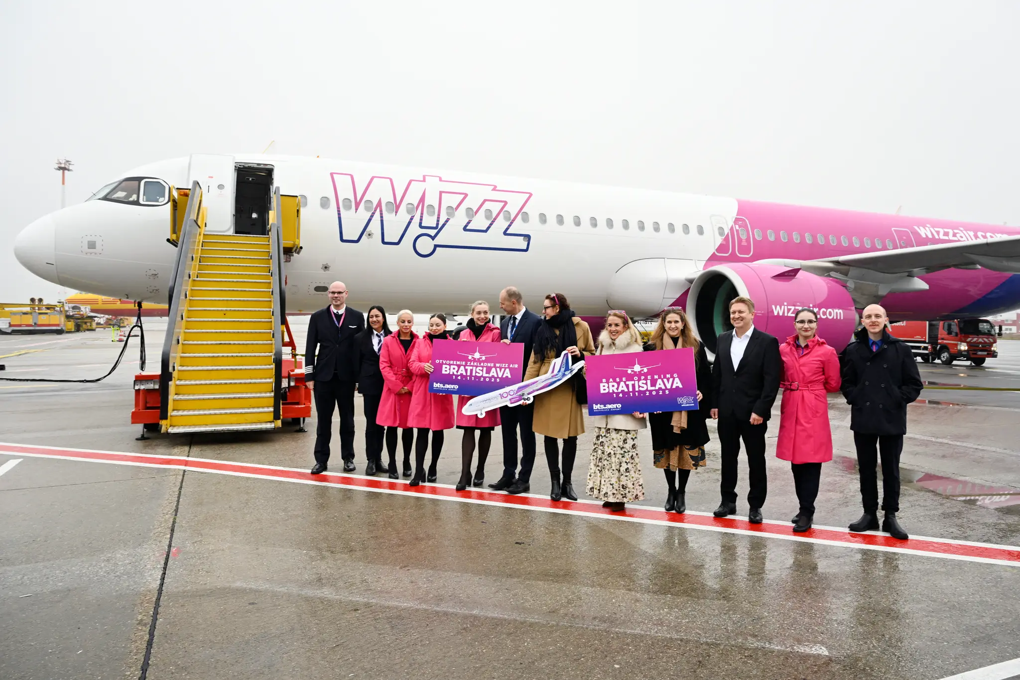 Wizz Air rozširuje kapacity na letisku v Bratislave