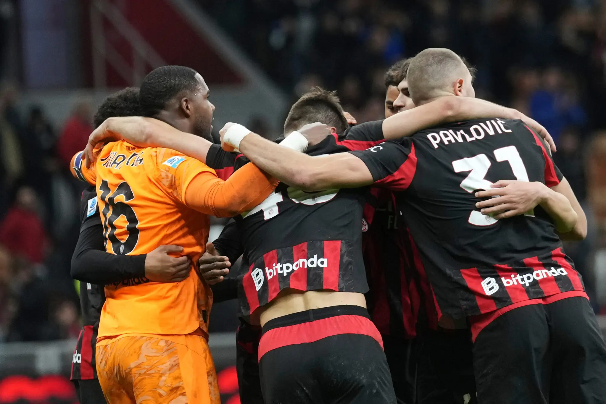 Futbalisti AC Miláno.