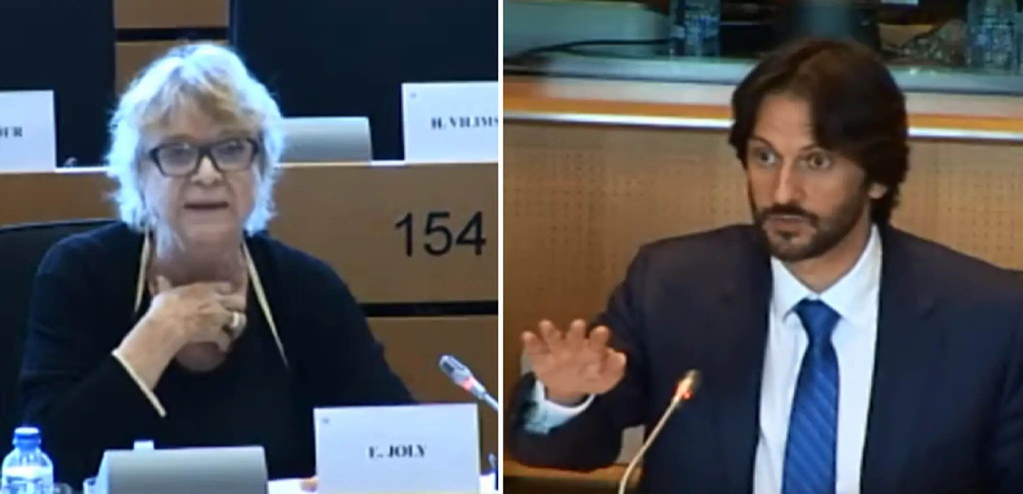 Europoslankyňa Eva Joly a minister vnútra Robert Kaliňák