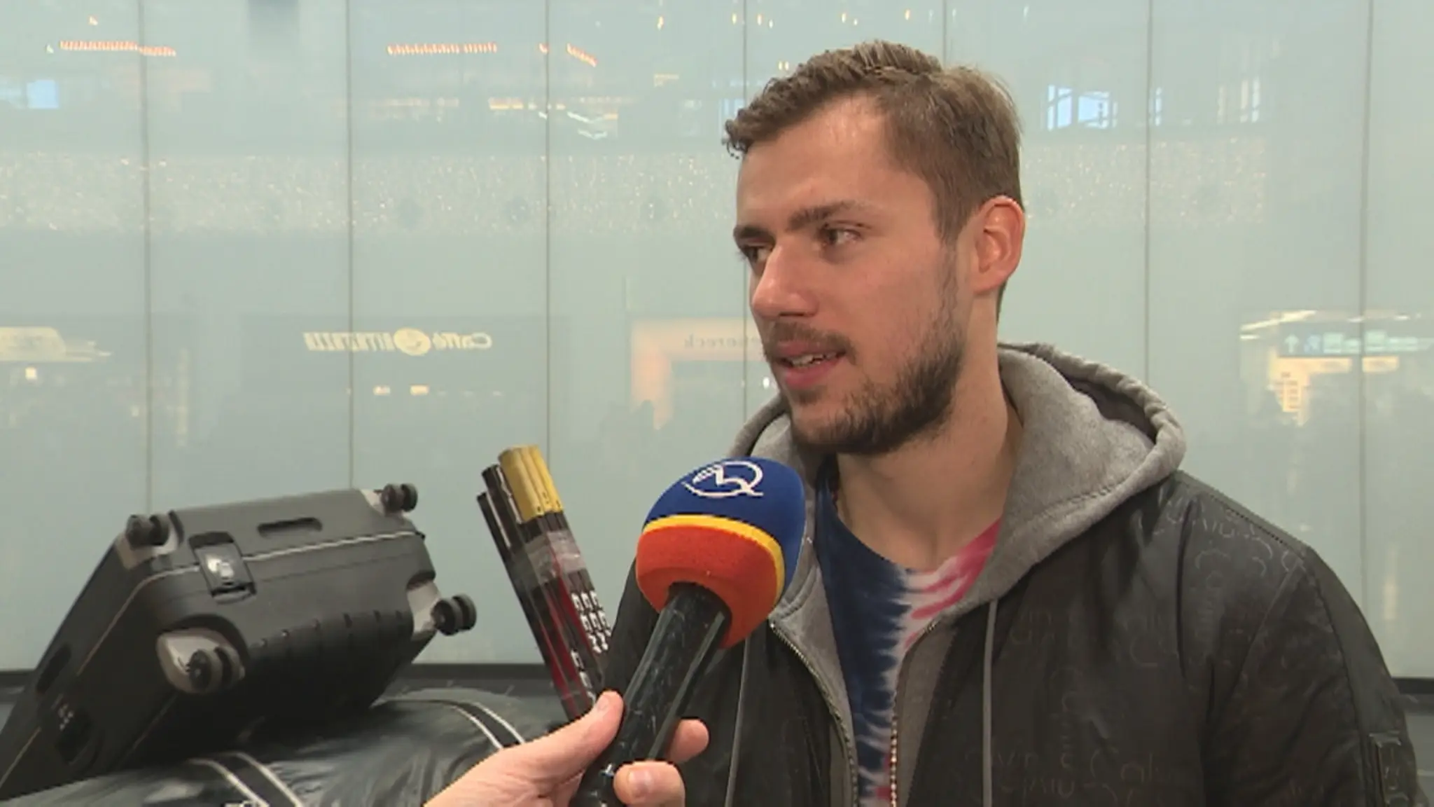 Martin Bakoš po prílete zo zámoria.