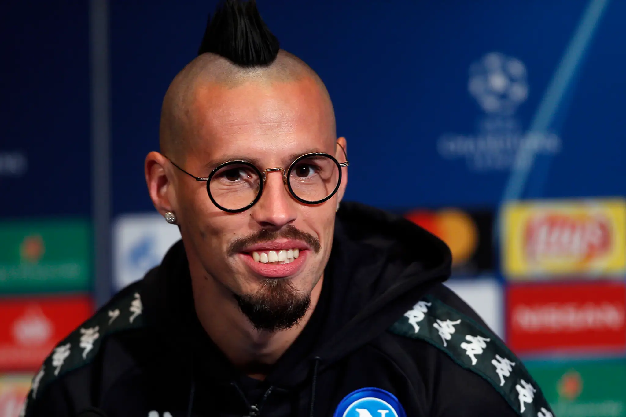 Marek Hamšík z Neapola na tlačovej konferencii pred duelom LM na pôde PSG.