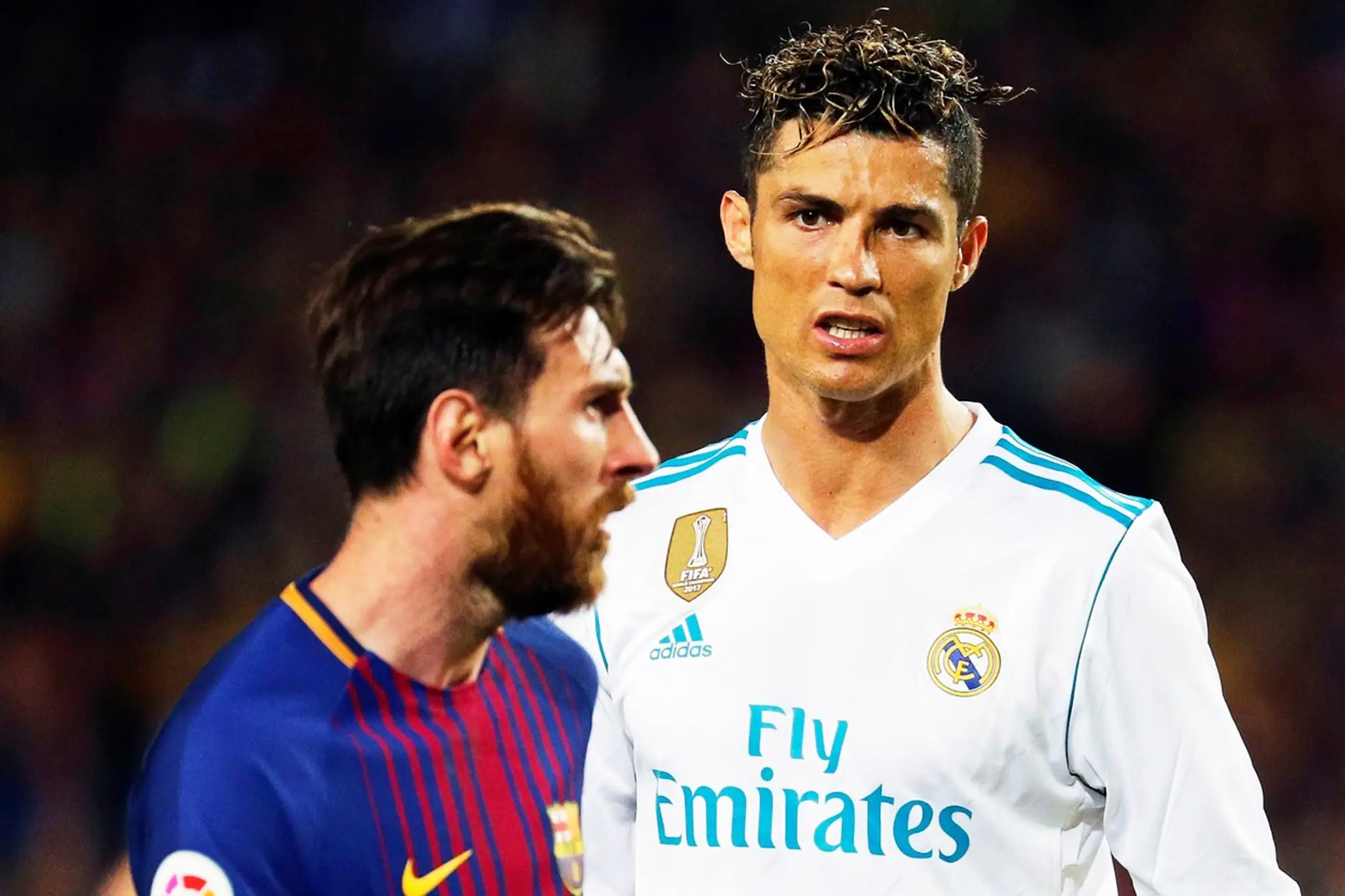 Cristiano Ronaldo a Lionel Messi