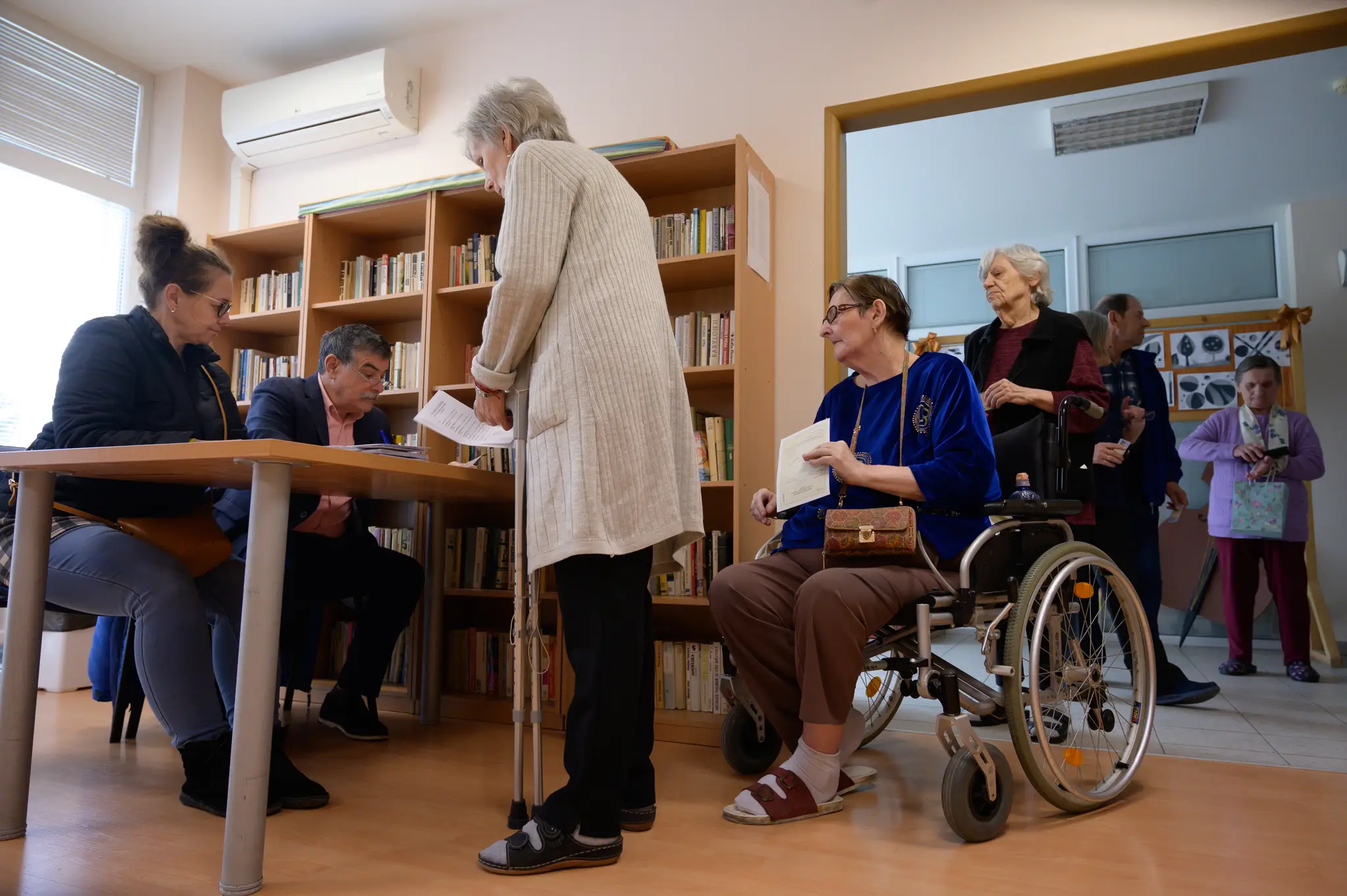 Voľby v zariadení pre seniorov v Nitre.