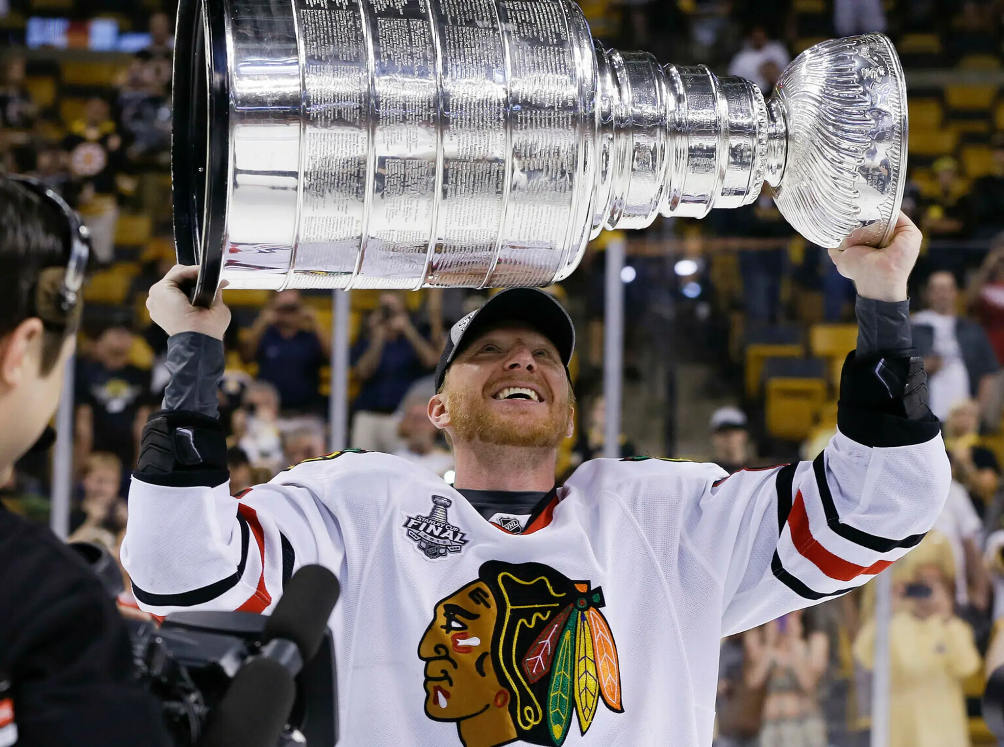 Marián Hossa so Stanley cupom.