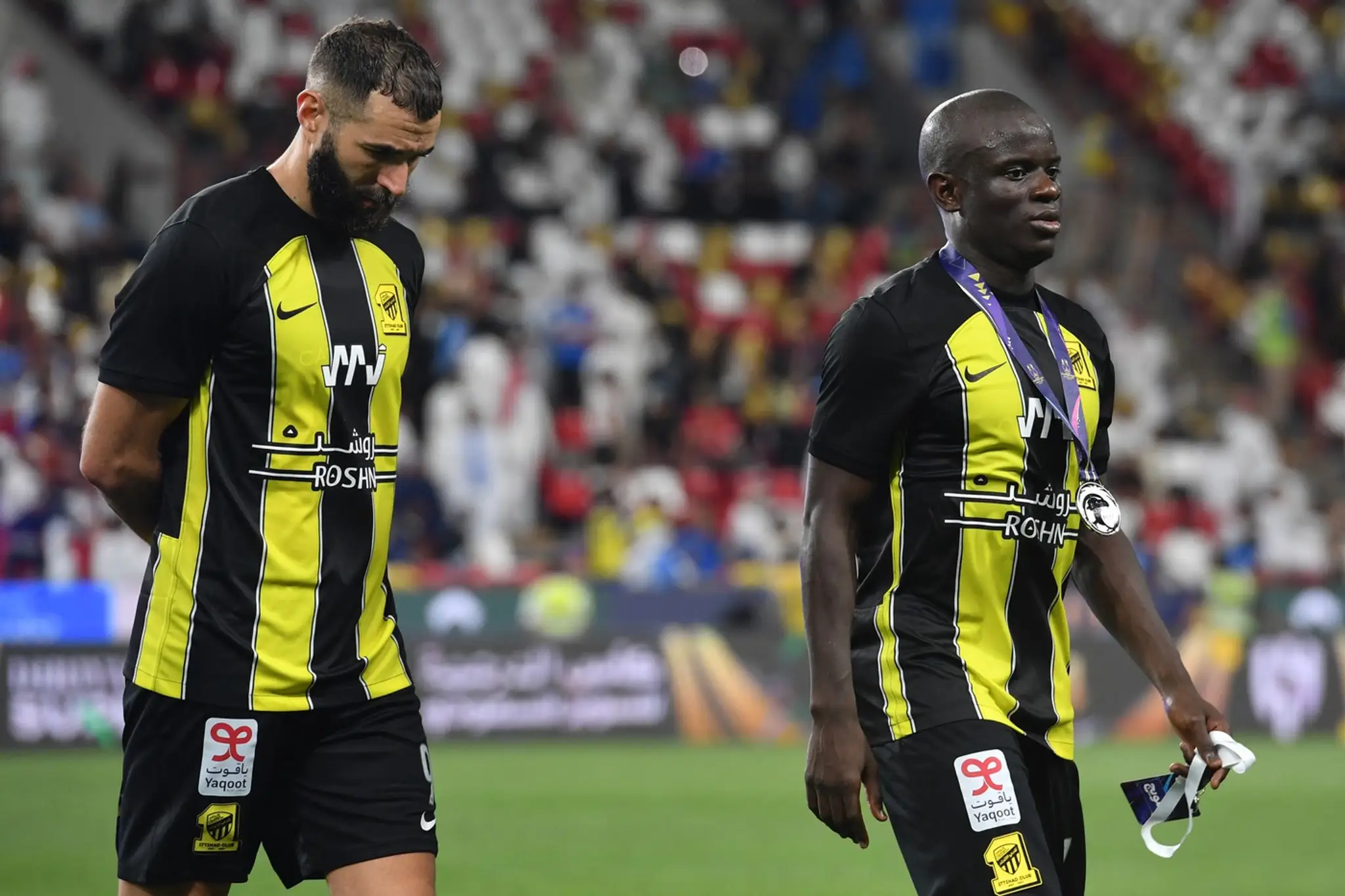 Karim Benzema a N´Golo Kante