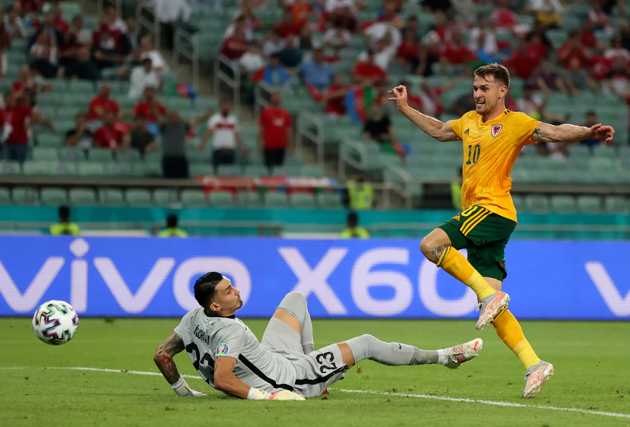 Majstrovstvá Európy vo futbale Turecko – Wales.