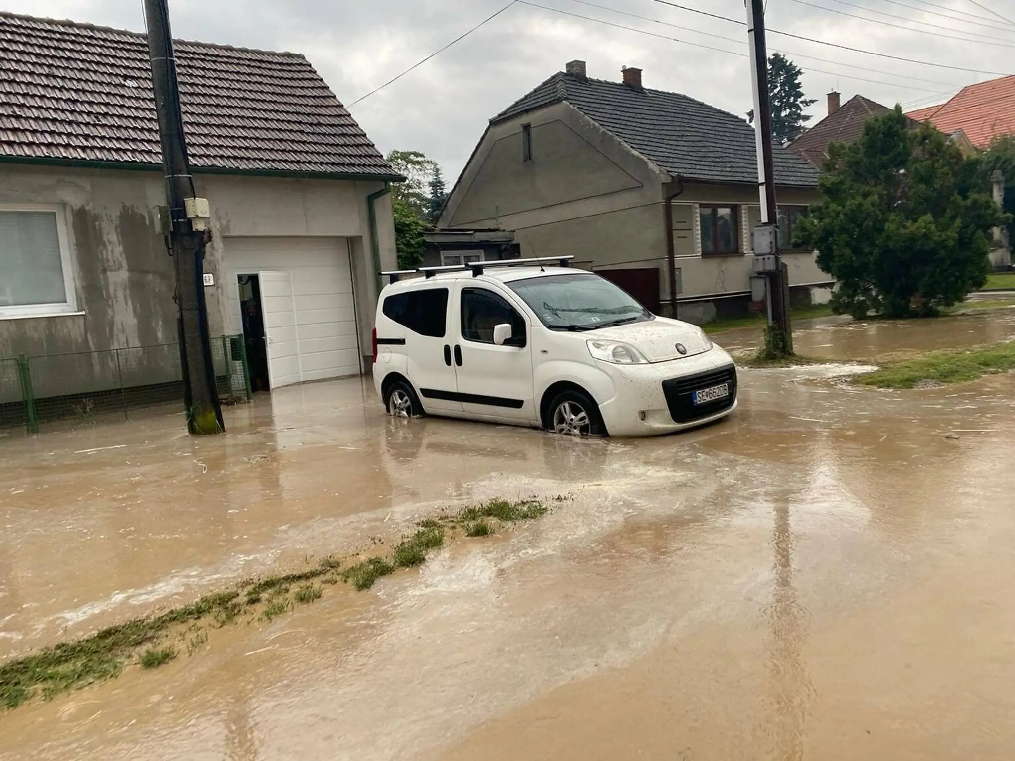 Záplavy na Záhorí.