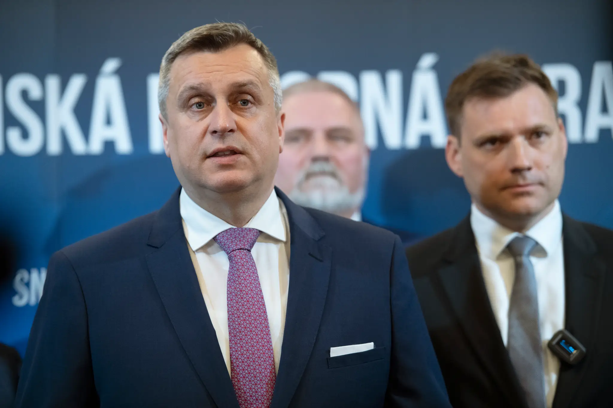 Na snímke predseda strany SNS Andrej Danko