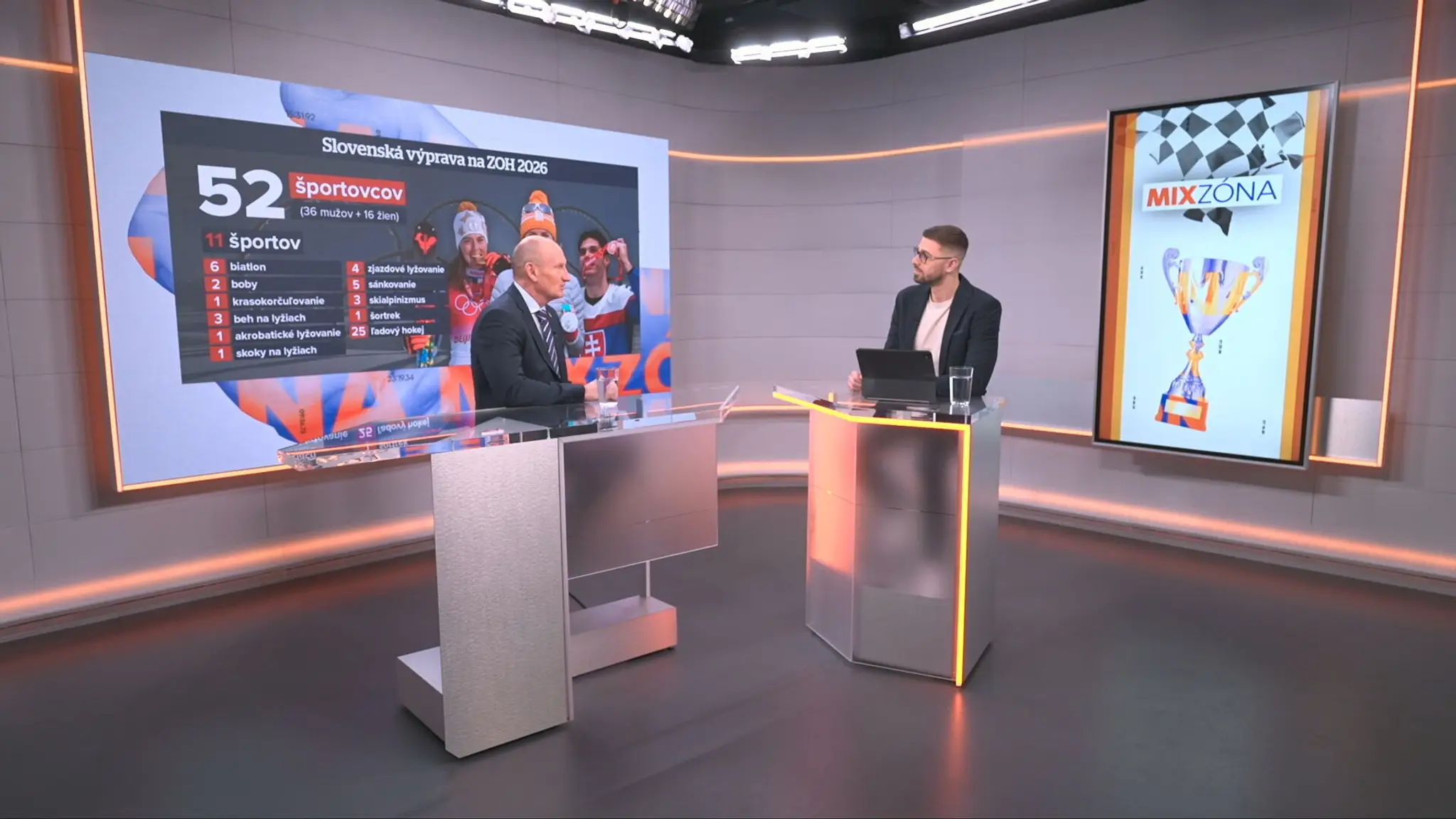 Roman Buček v štúdiu TN live.