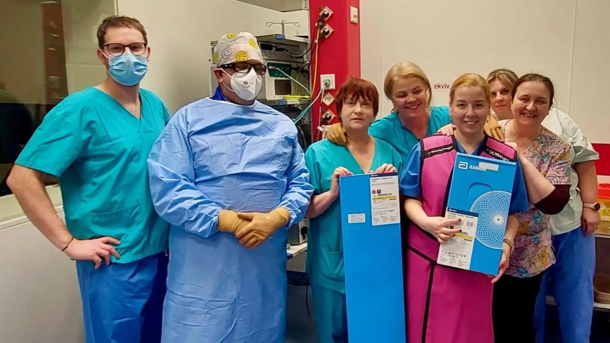 Uzáver ductus arteriosus u predčasne narodeného novorodenca.