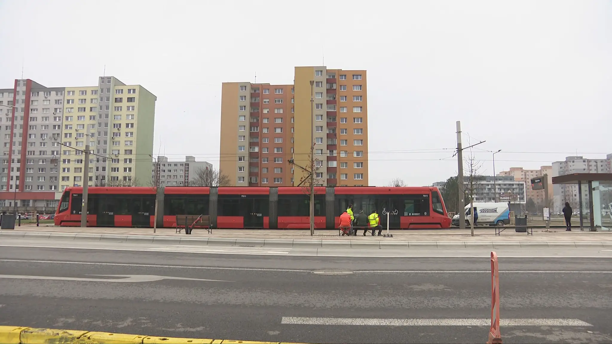 Električka v Petržalke