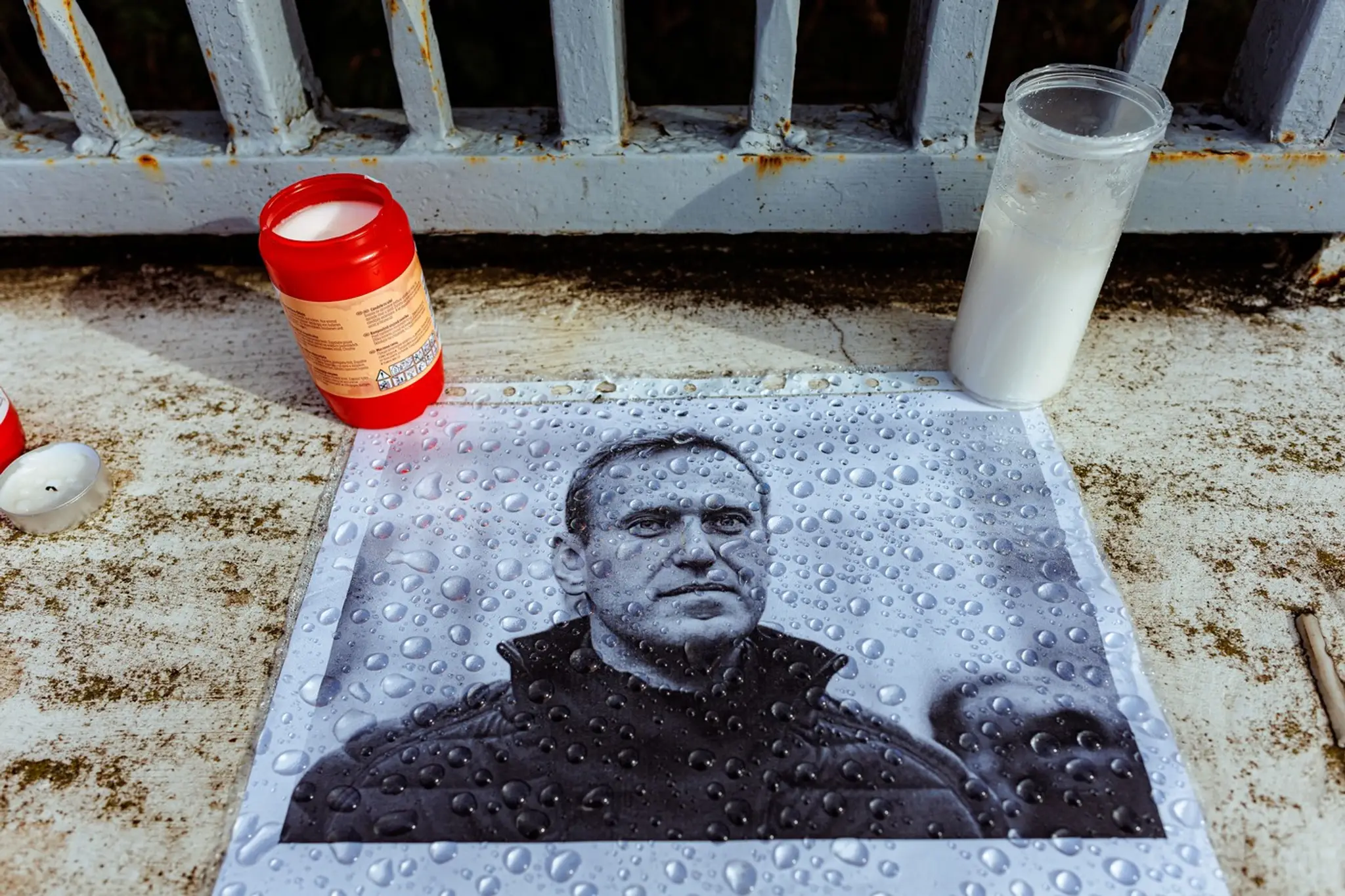 Opozičný ruský politik na spomienkovej fotografii.