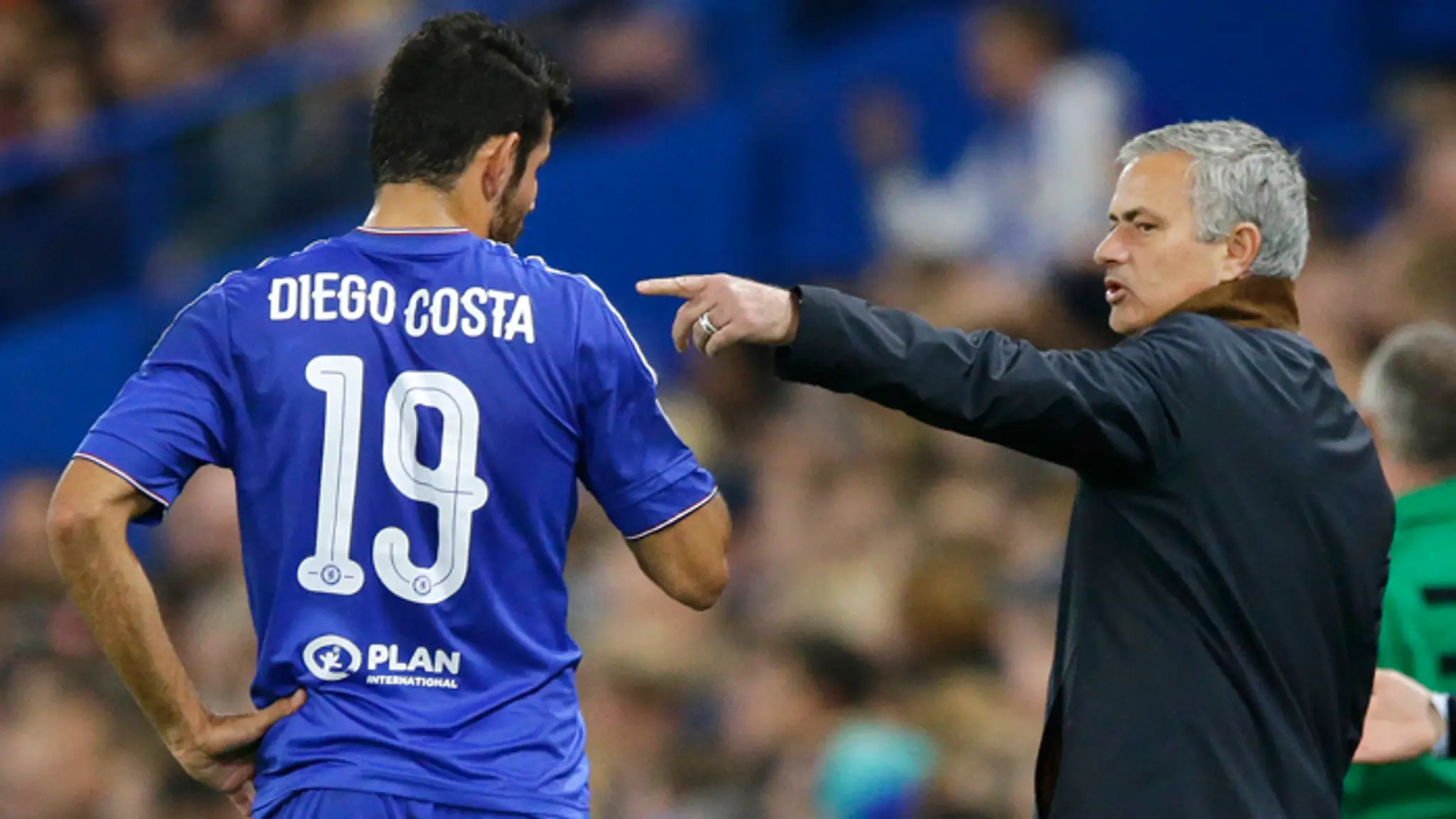 Diego Costa a Jose Mourinho.