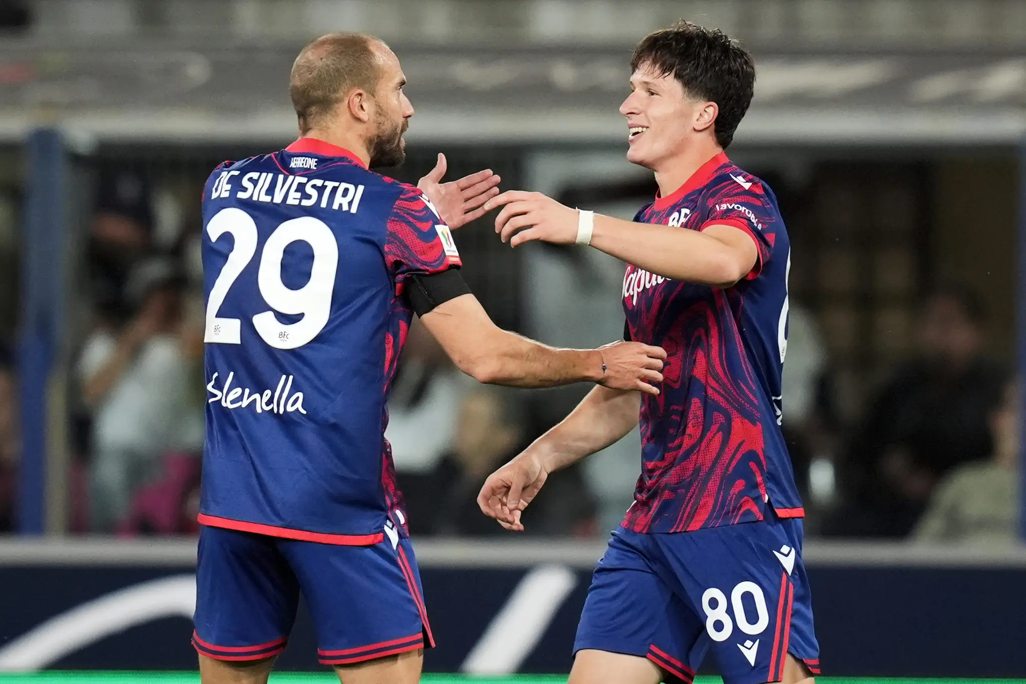 Gólová radosť futbalistov Bologne.