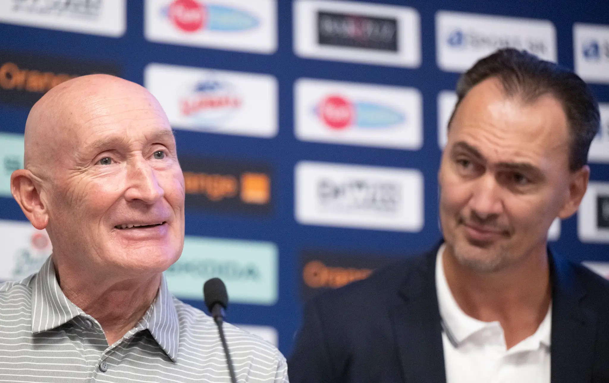 Craig Ramsay a prezident SZĽH Miroslav Šatan