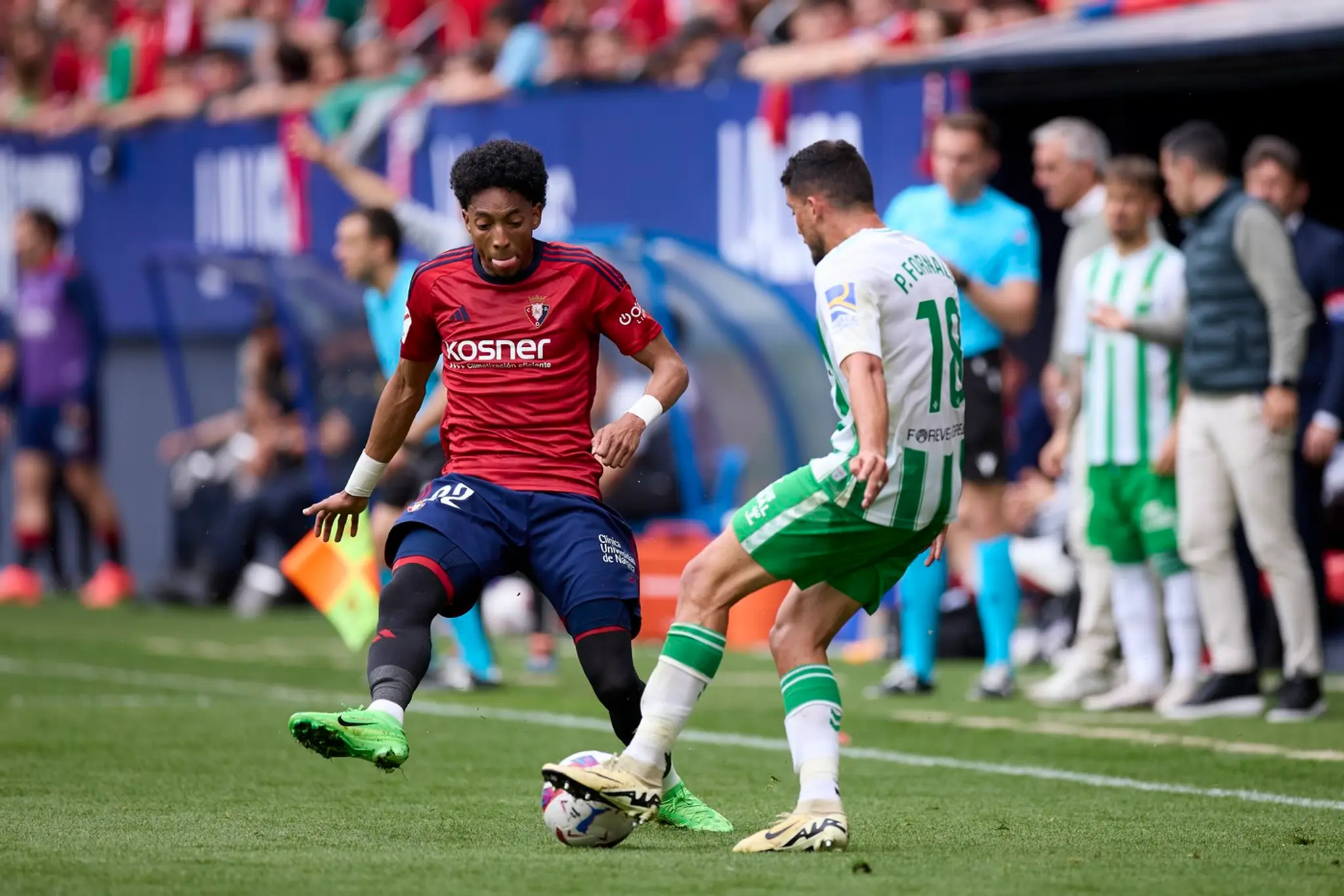 Real Betis uspel v zápase s Osasunou.