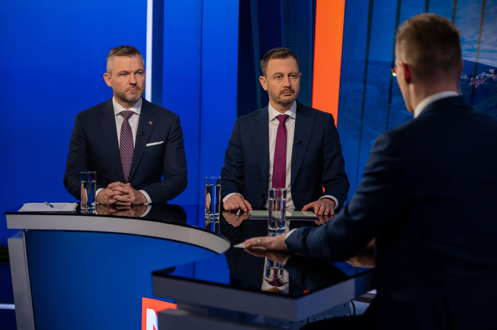 Peter Pellegrini a Eduard Heger v relácii Na telo.