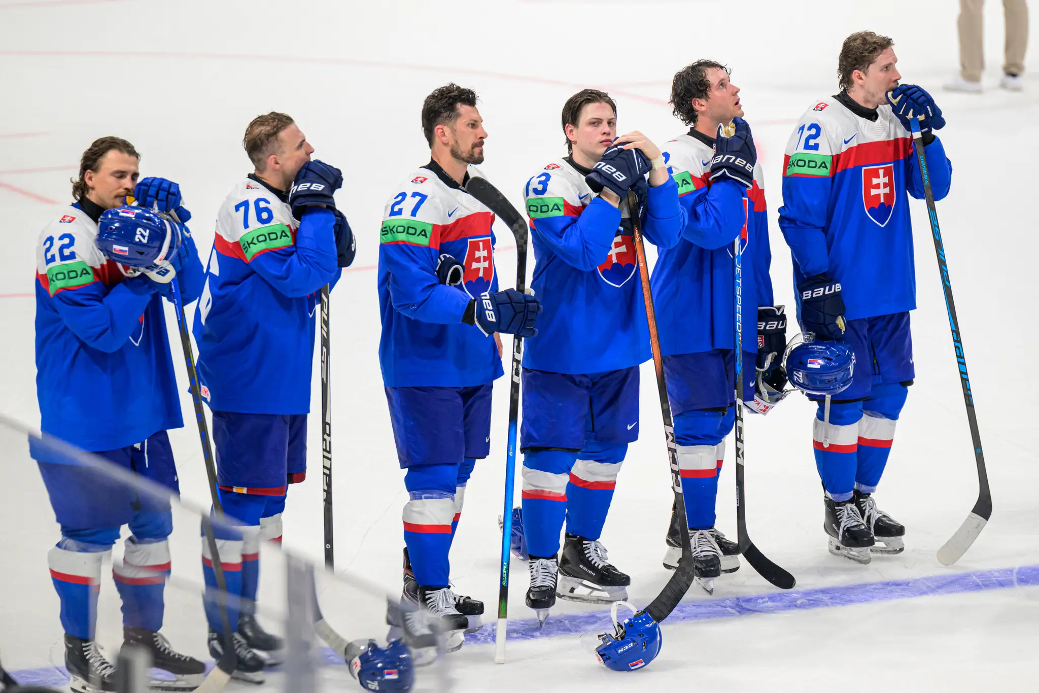 Sklamaní slovenskí reprezentanti