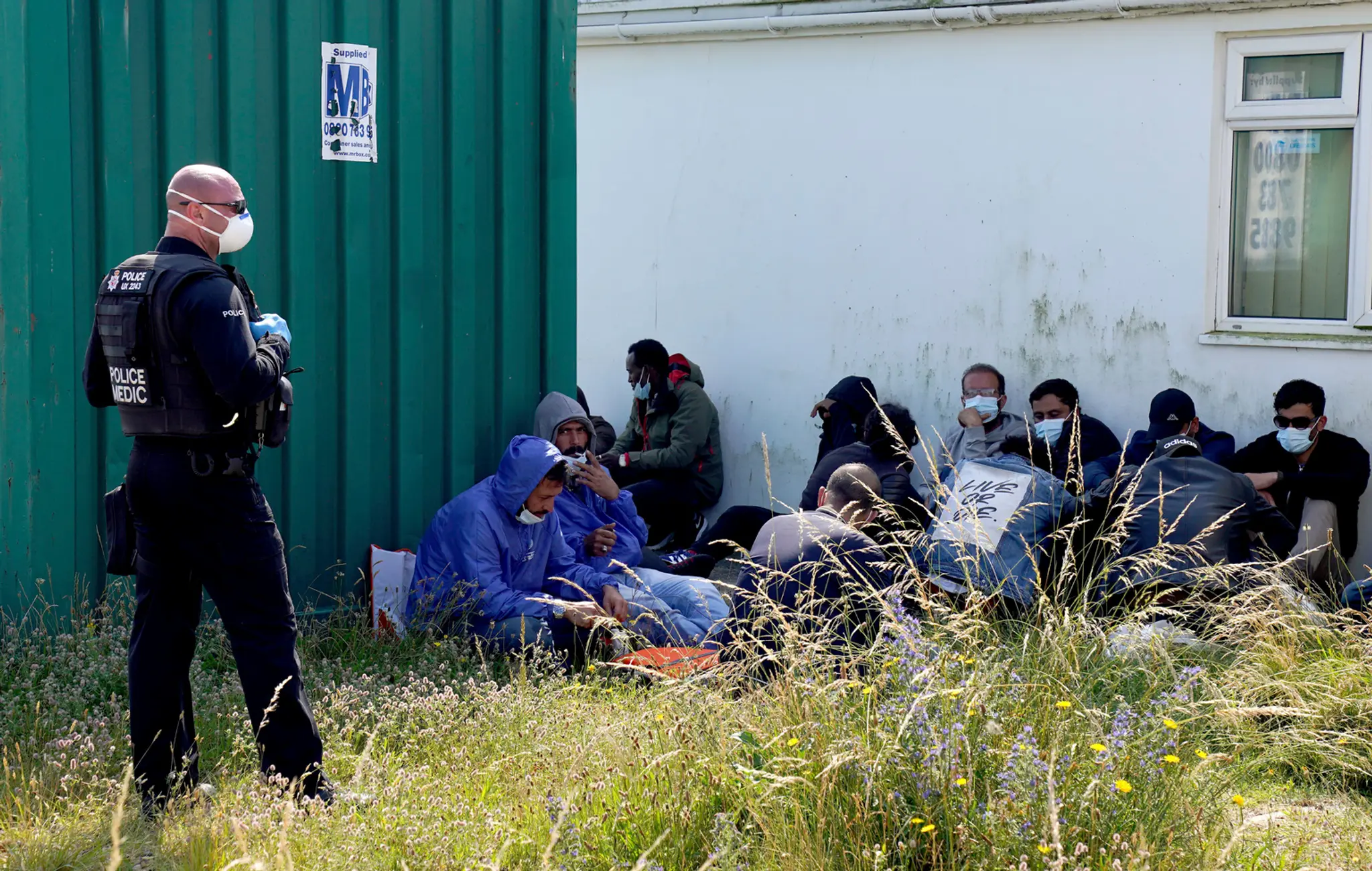 Zadržaní migranti v Británii