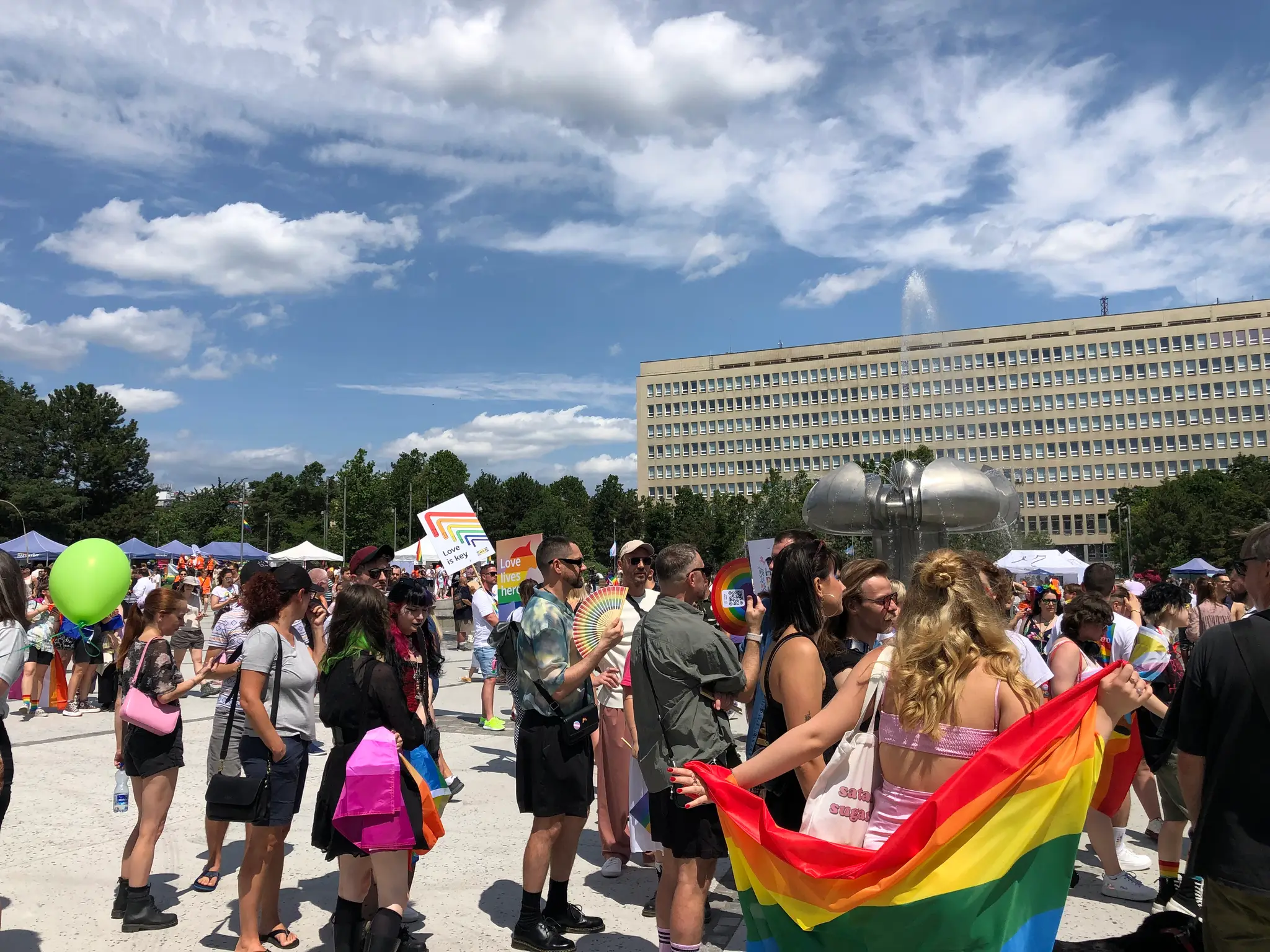 Dúhový PRIDE 2023 v Bratislave.
