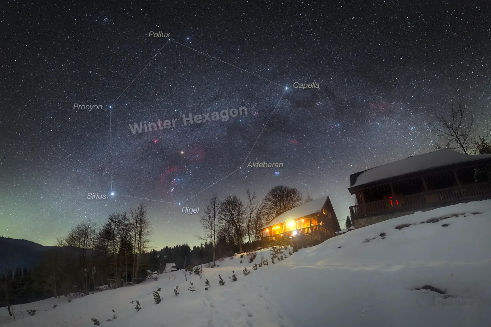 Zimný hexagon