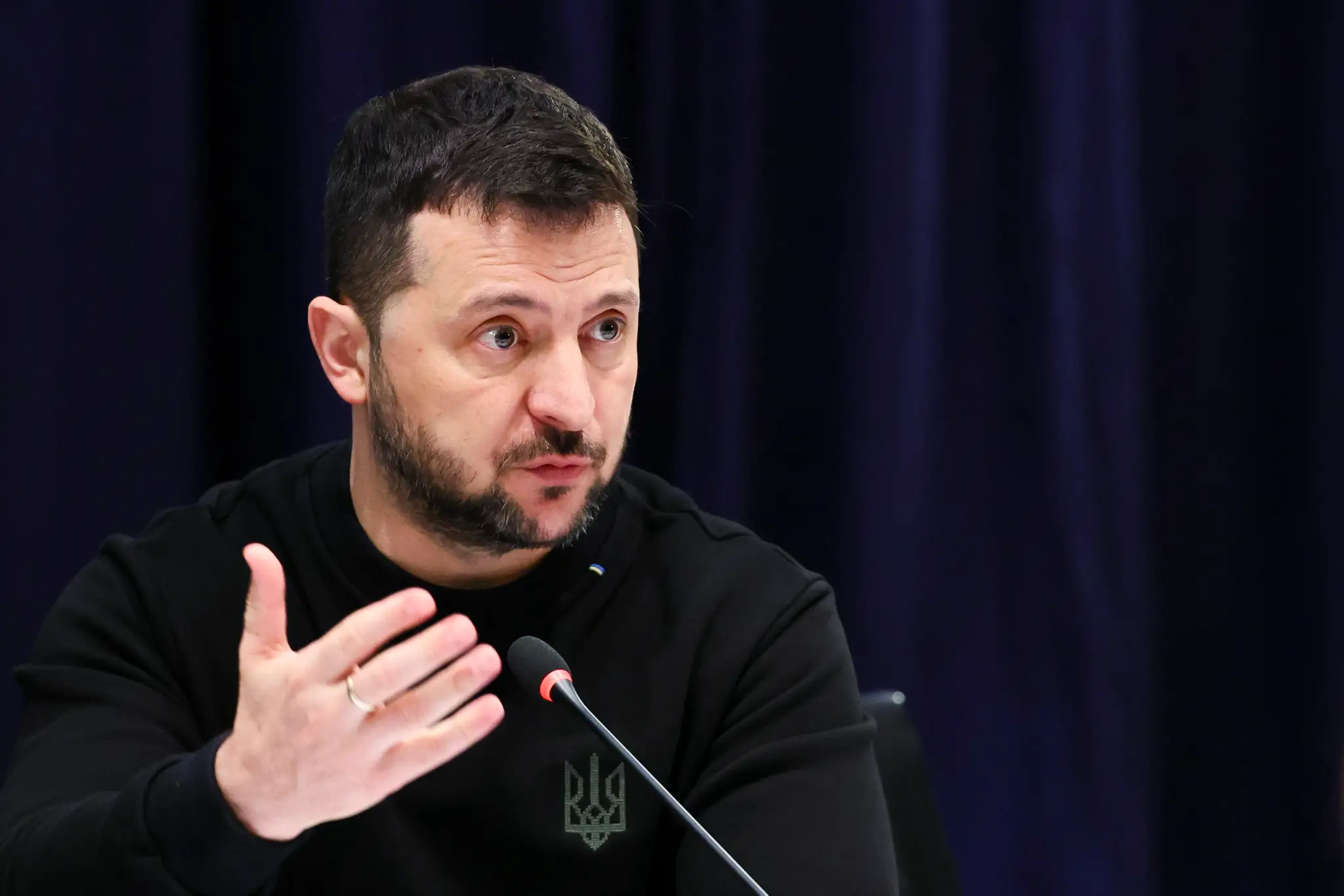 Ukrajinský prezident Volodymyr Zelenskyj.