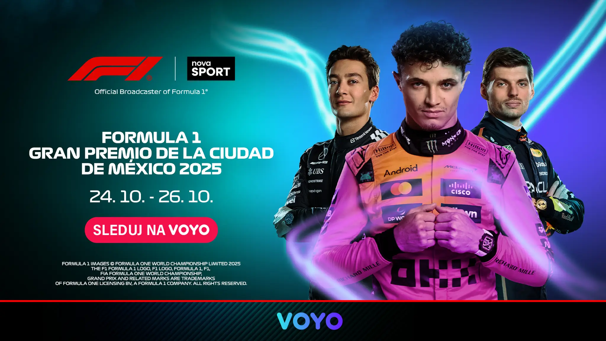 Sezóna F1 pokračuje v Mexiku.