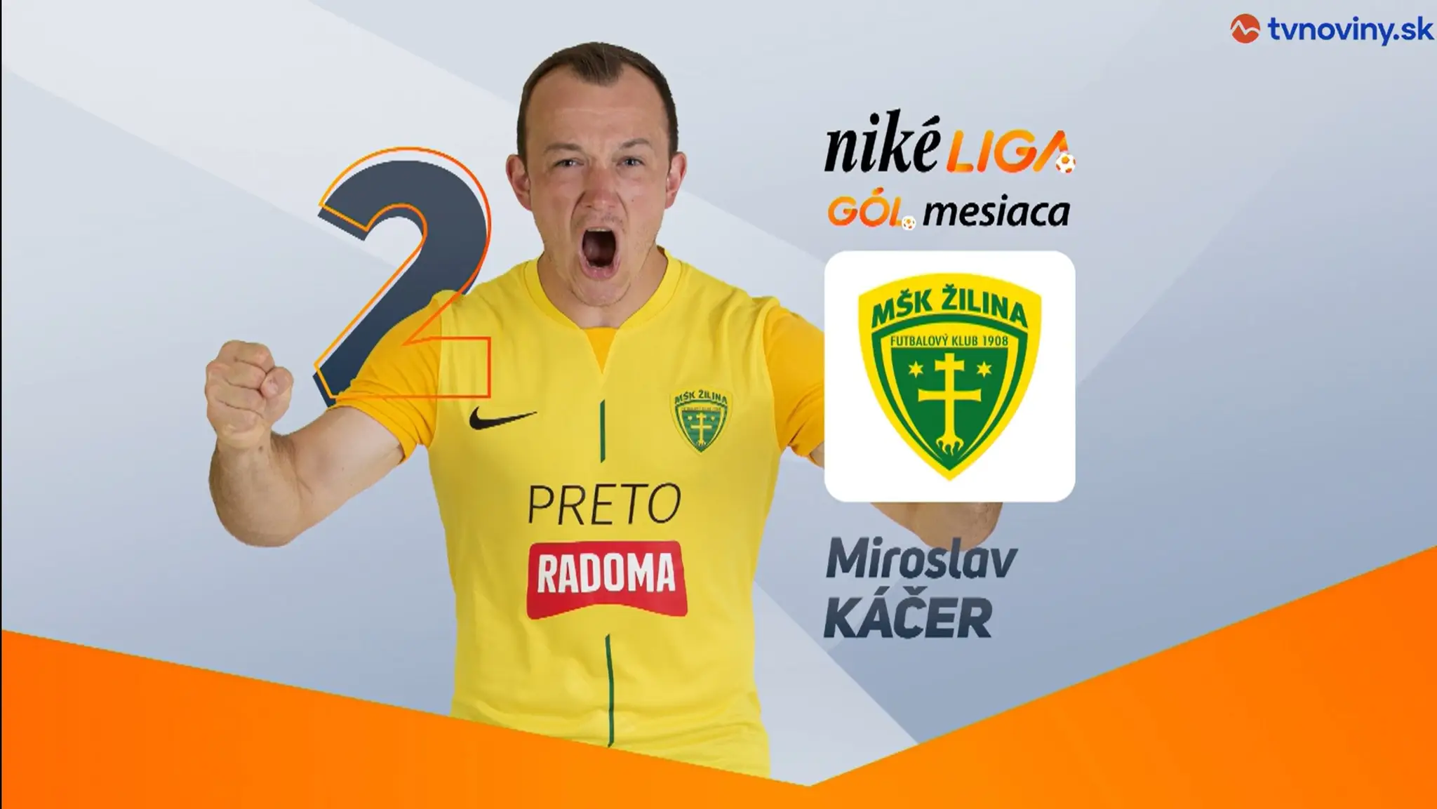 Miroslav Káčer gól mesiaca apríl 2026