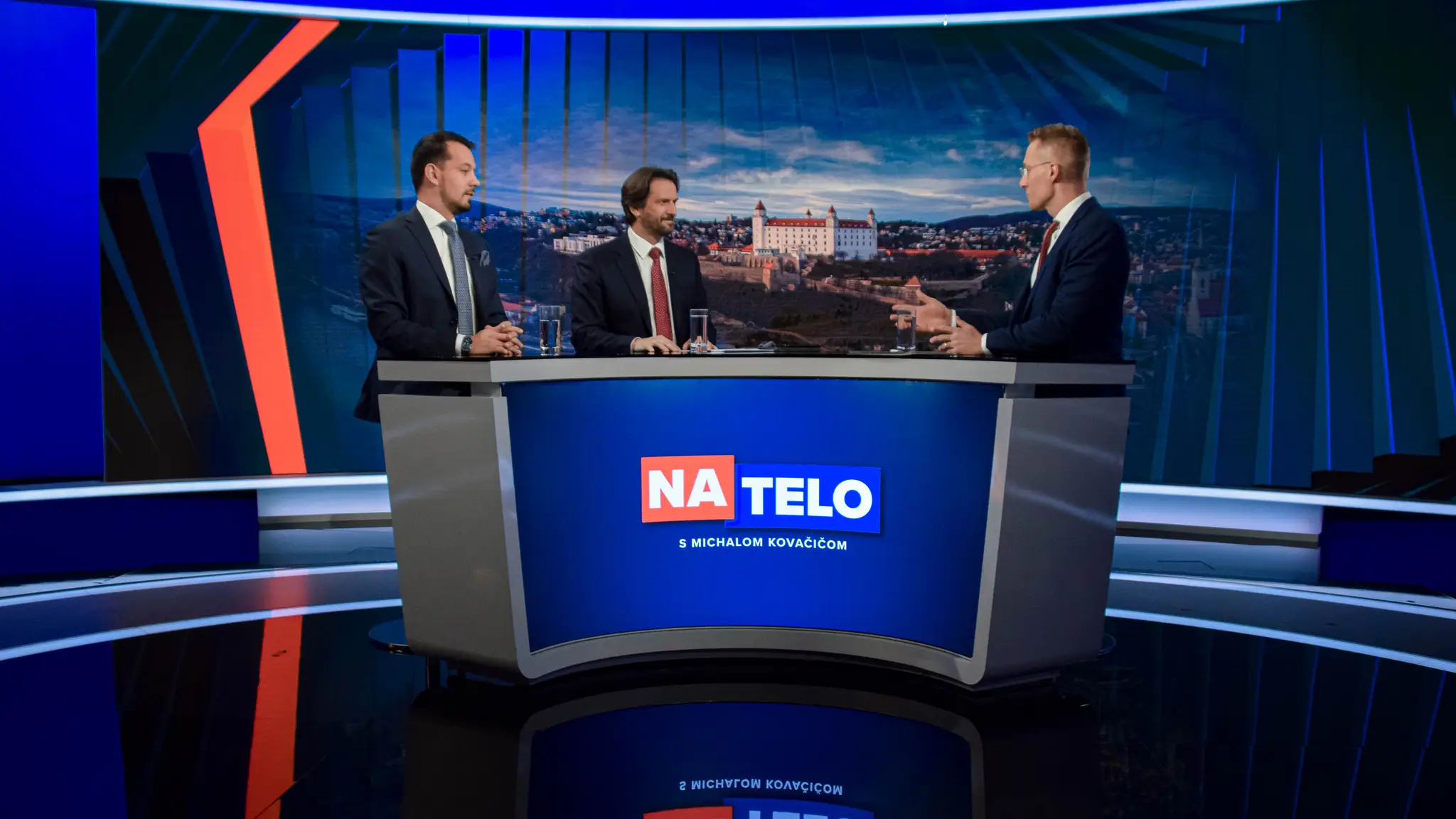 Juraj Šeliga a Robert Kaliňák v relácii Na telo.
