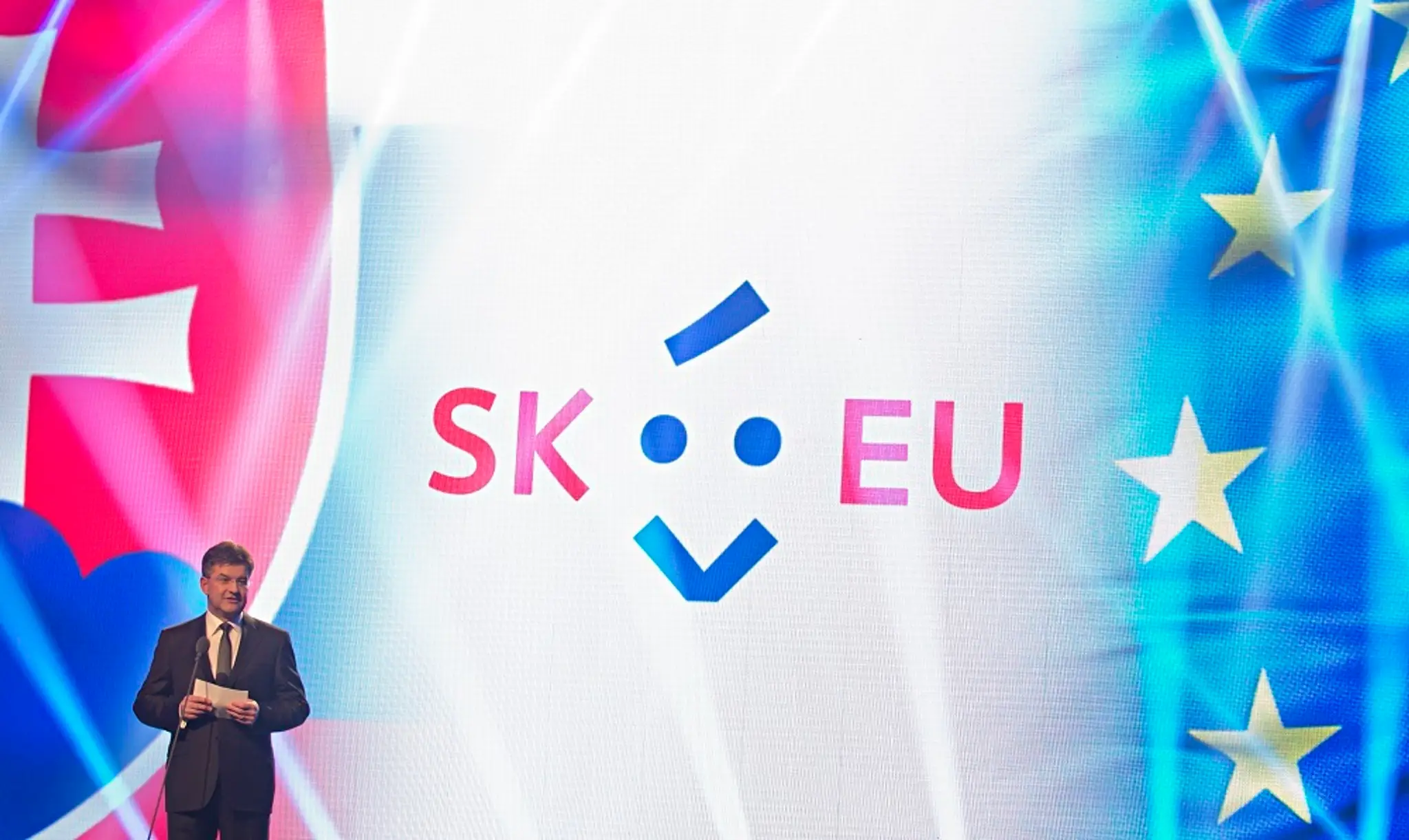 Logo slovenského predsedníctva v Rade Európskej únie.