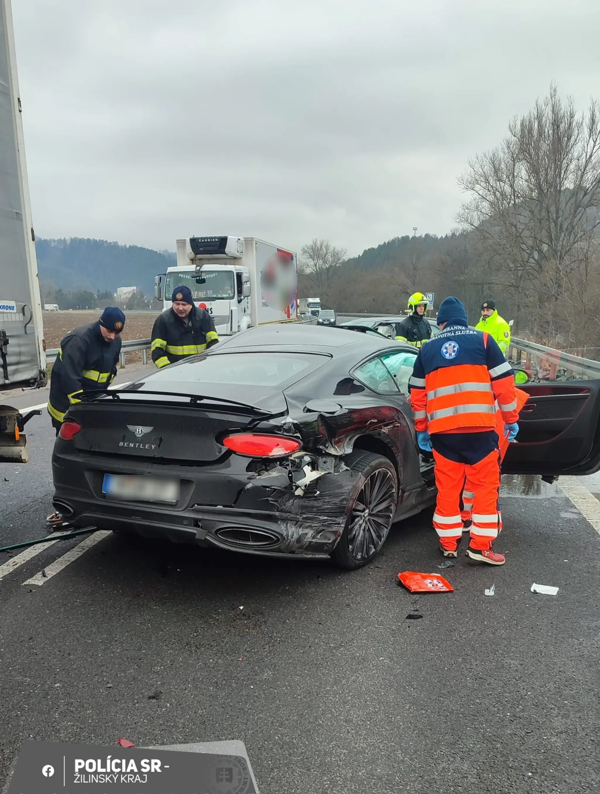 Nehoda pred Ružomberkom.