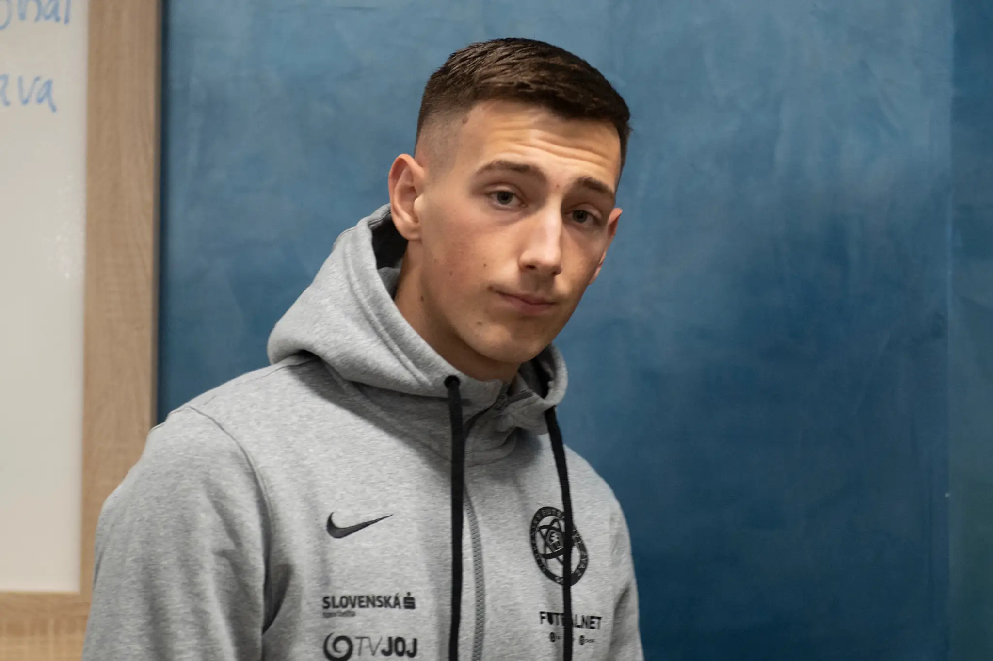 Reprezentant Lukáš Haraslín na zraze výberu pred kvalifikačnými zápasmi ME 2020.