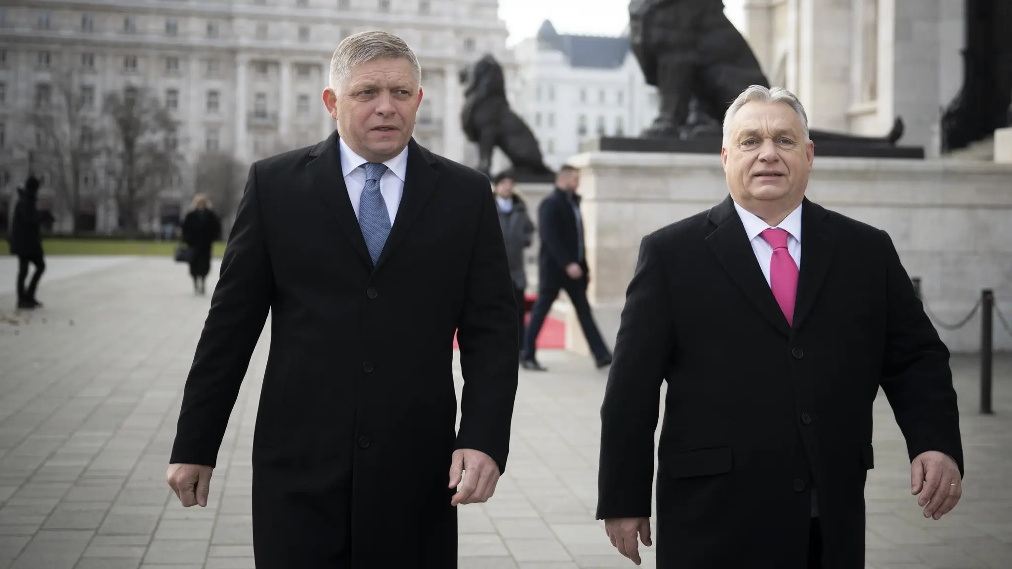 Robert Fico a Viktor Orbán.