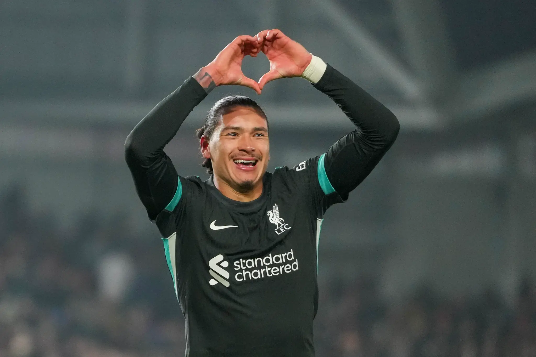 Na snímke hráč Liverpoolu Darwin Nunez.