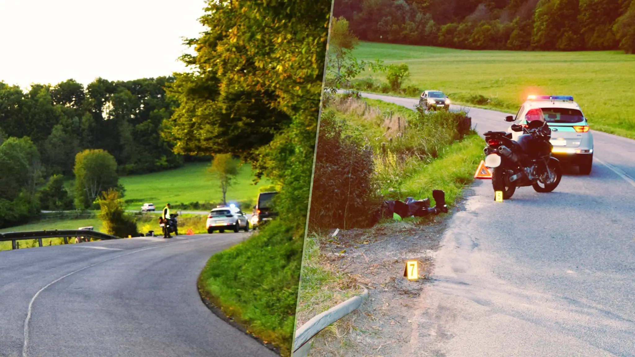 Nehoda motorkára na strednom Slovensku