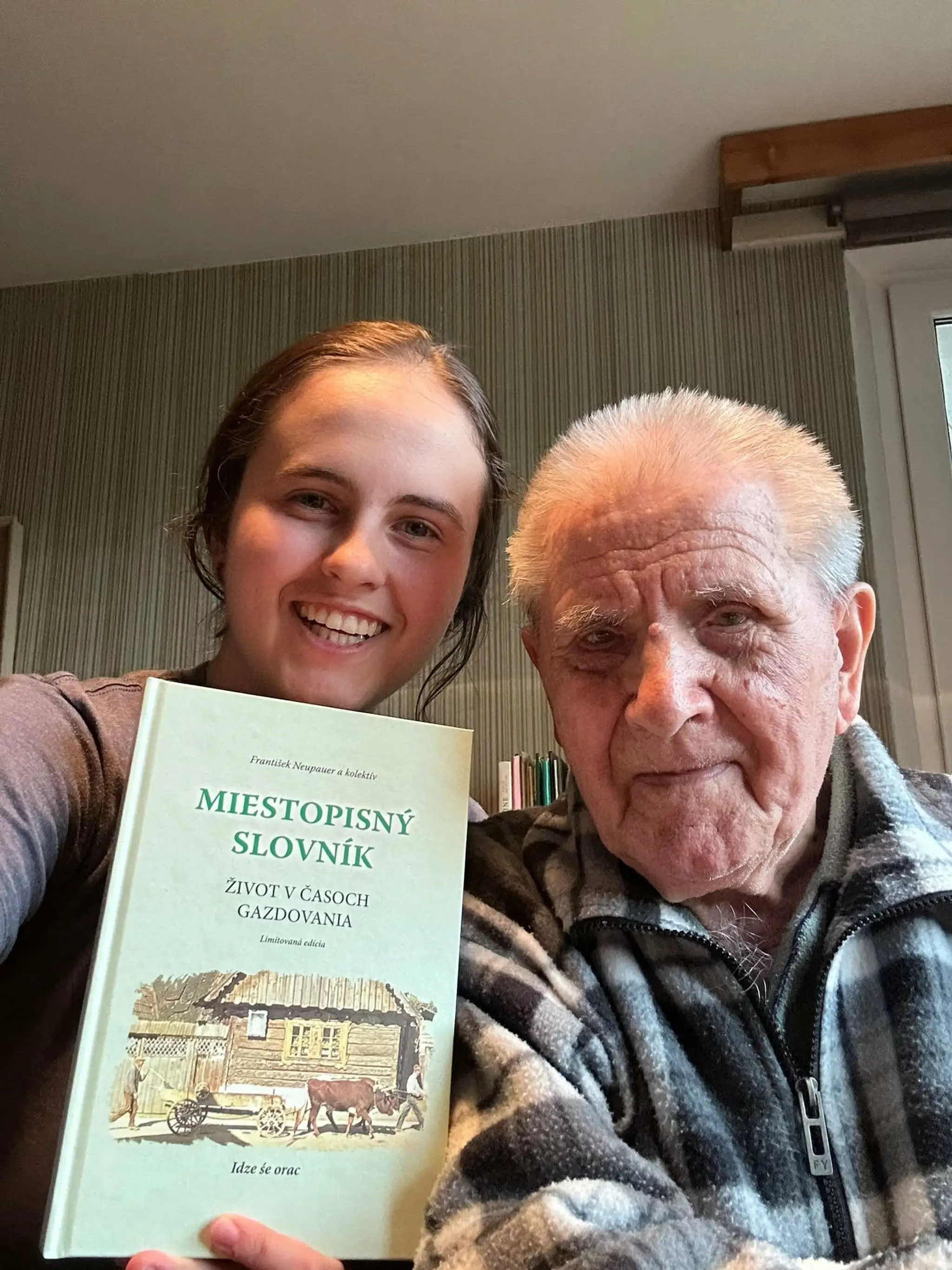 František s vnučkou Zuzanou.