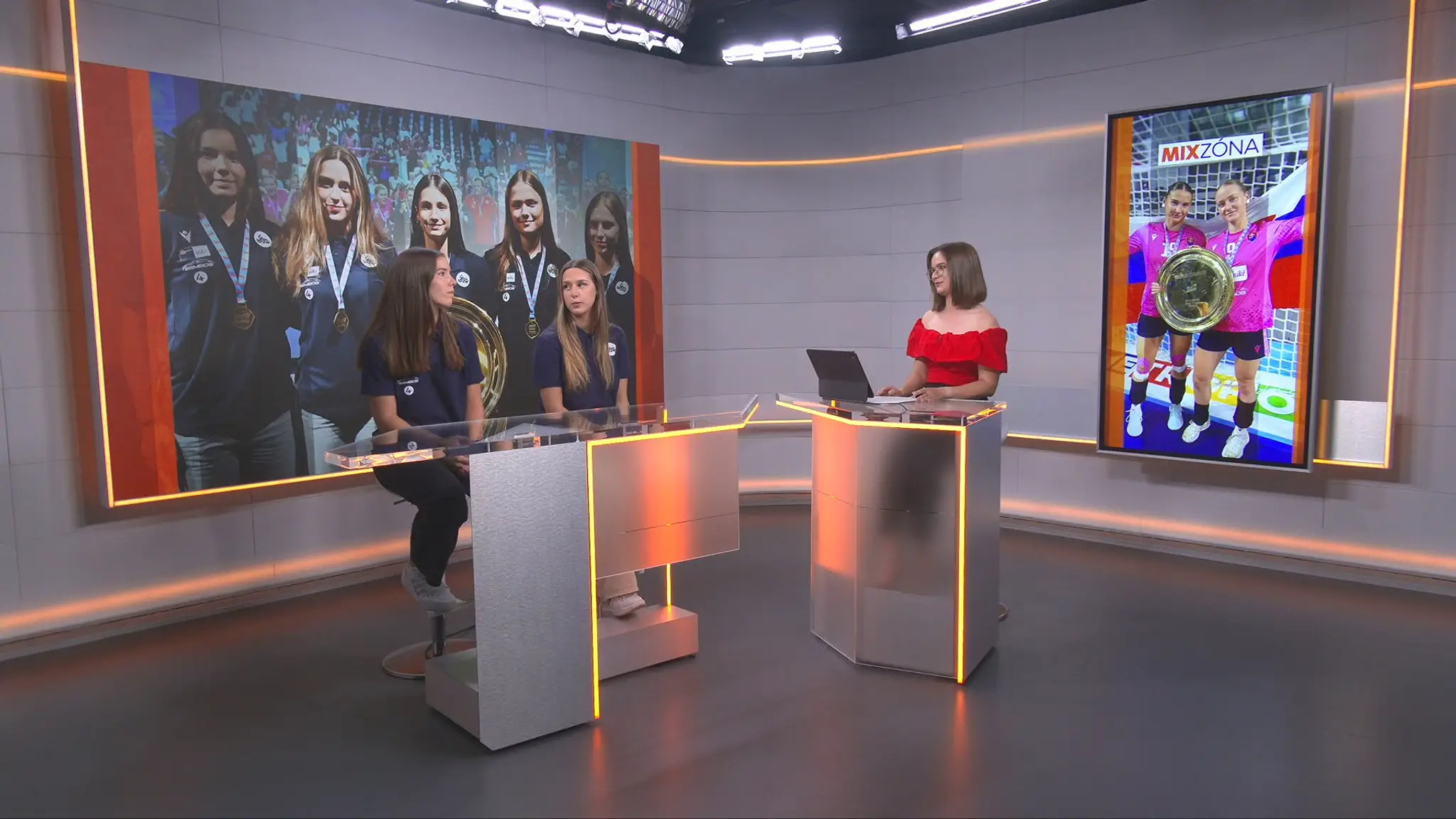  V štúdiu TN live sme privítali mladé majsterky Európy do 17 rokov Lilianu Gogovú a Zaru Barbaru Gogolovú.